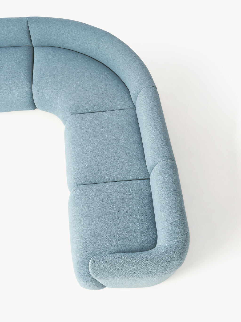 Sofia Modular Bouclé Corner Sofa (4-seater)