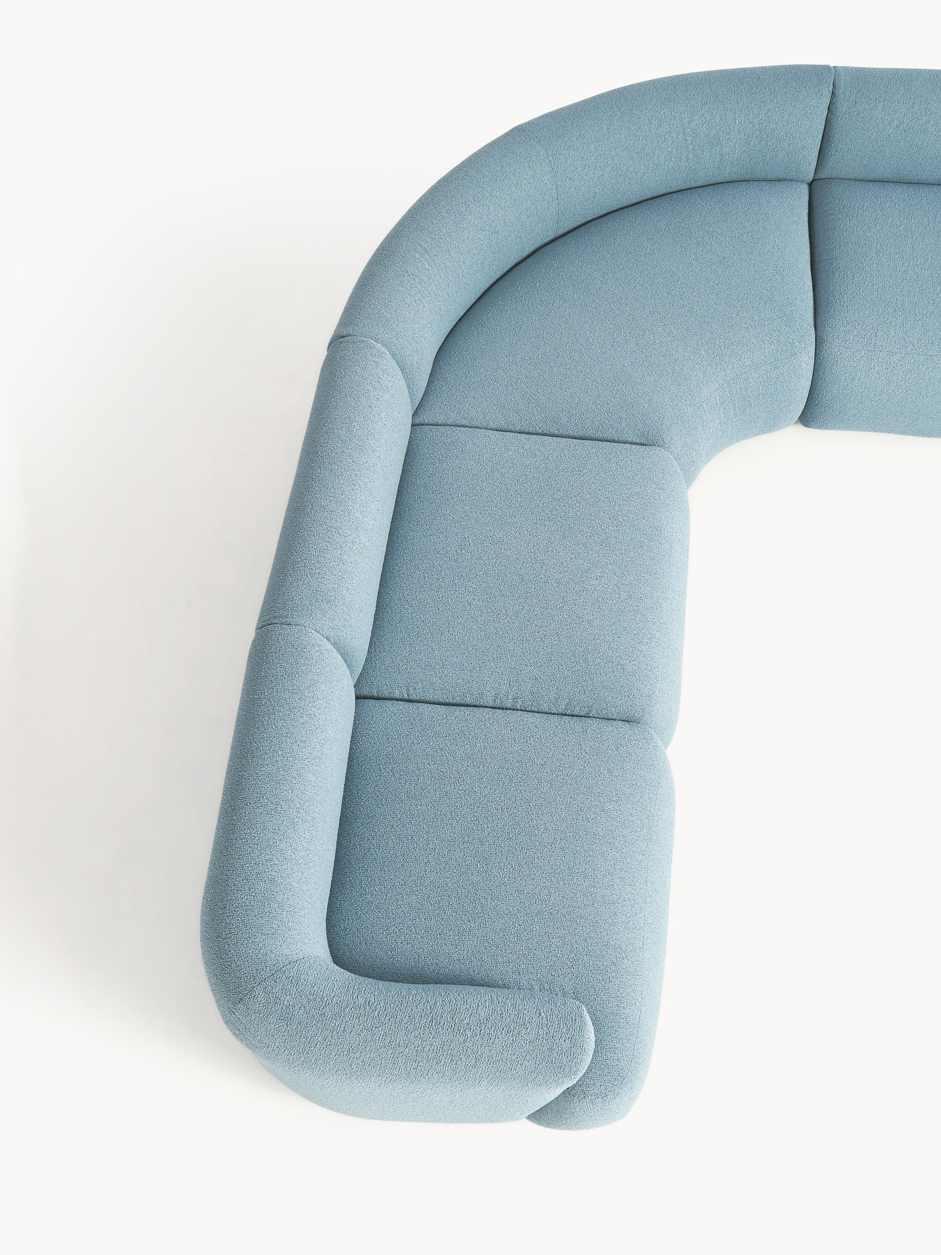 Sofia Modular Bouclé Corner Sofa (4-seater)