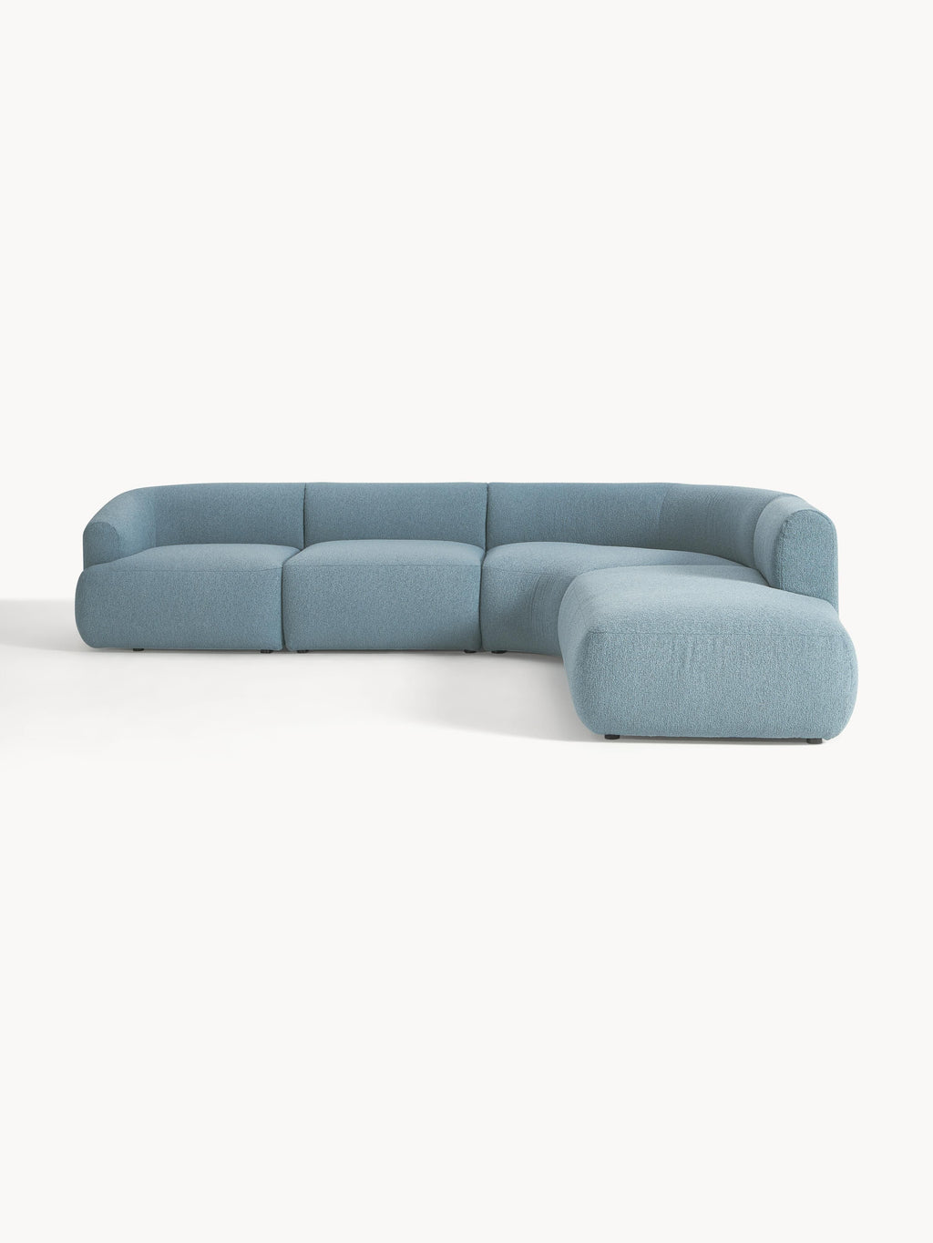 Sofia Modular Bouclé Corner Sofa (4-seater)