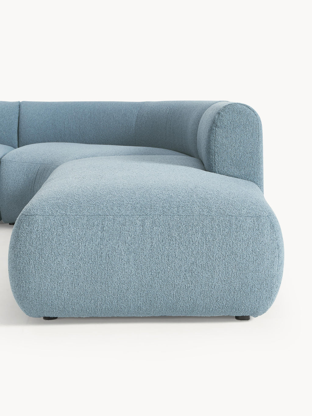 Sofia Modular Bouclé Corner Sofa (4-seater)