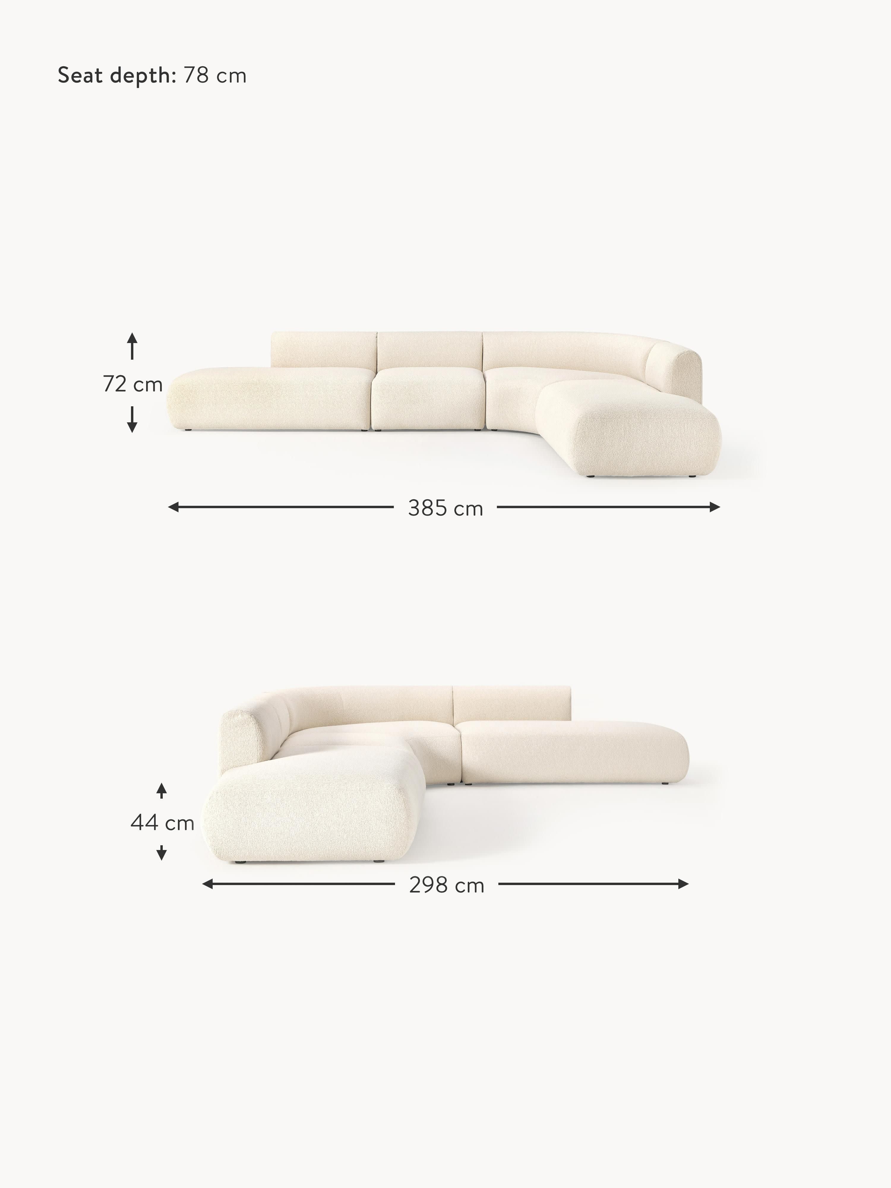 Sofia XL Modular Bouclé Corner Sofa