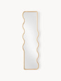 Gallery image 1 - Wavy Wooden Full-Length Wall Mirror Stream