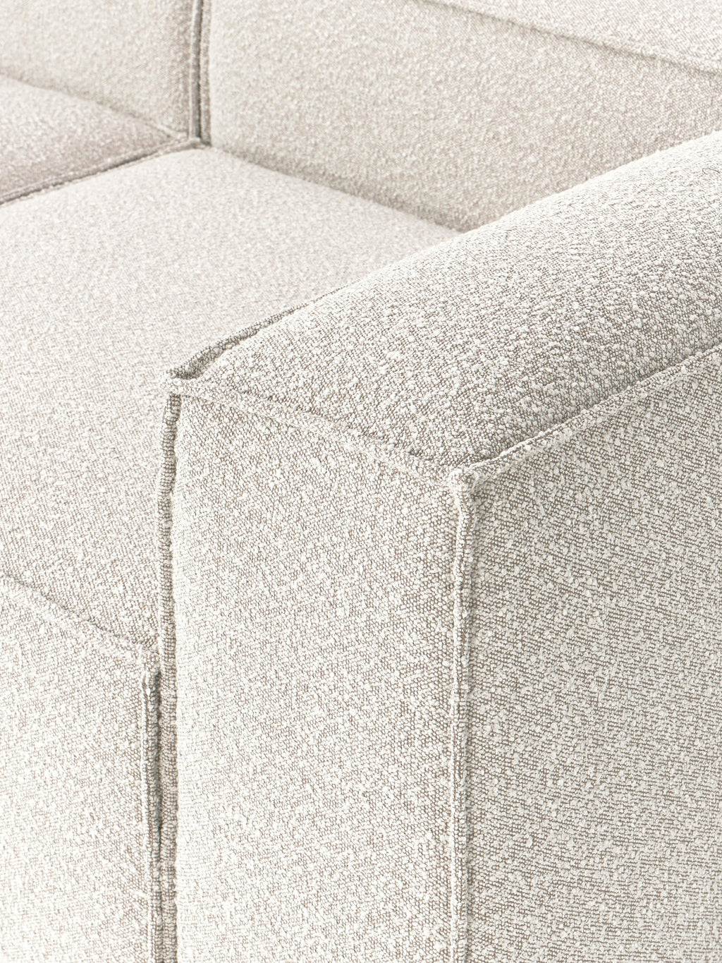 Lennon Bouclé Modular Corner Sofa (3-seater)