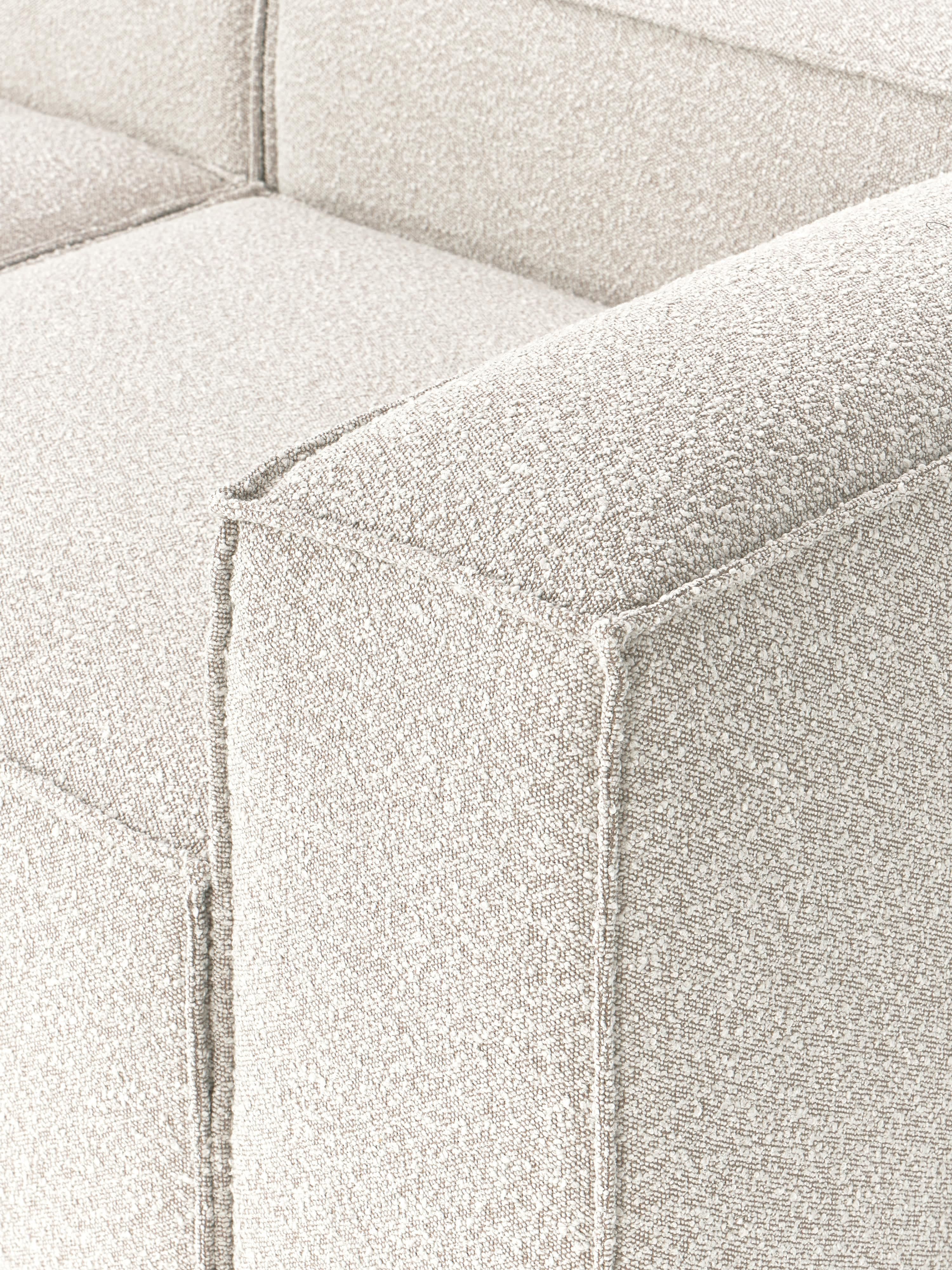 Lennon Bouclé Modular Corner Sofa (3-seater)