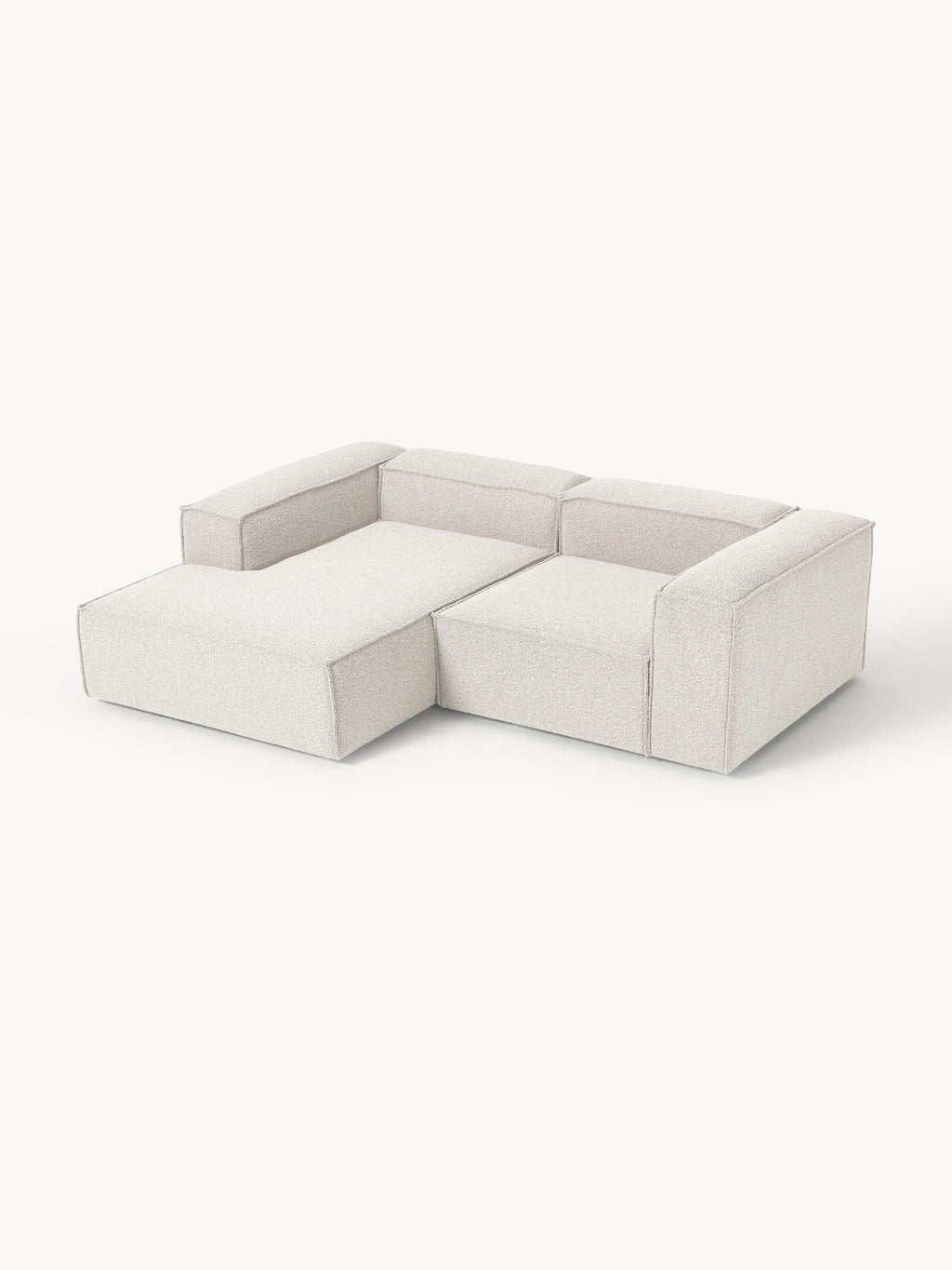 Lennon Bouclé Modular Corner Sofa (3-seater)
