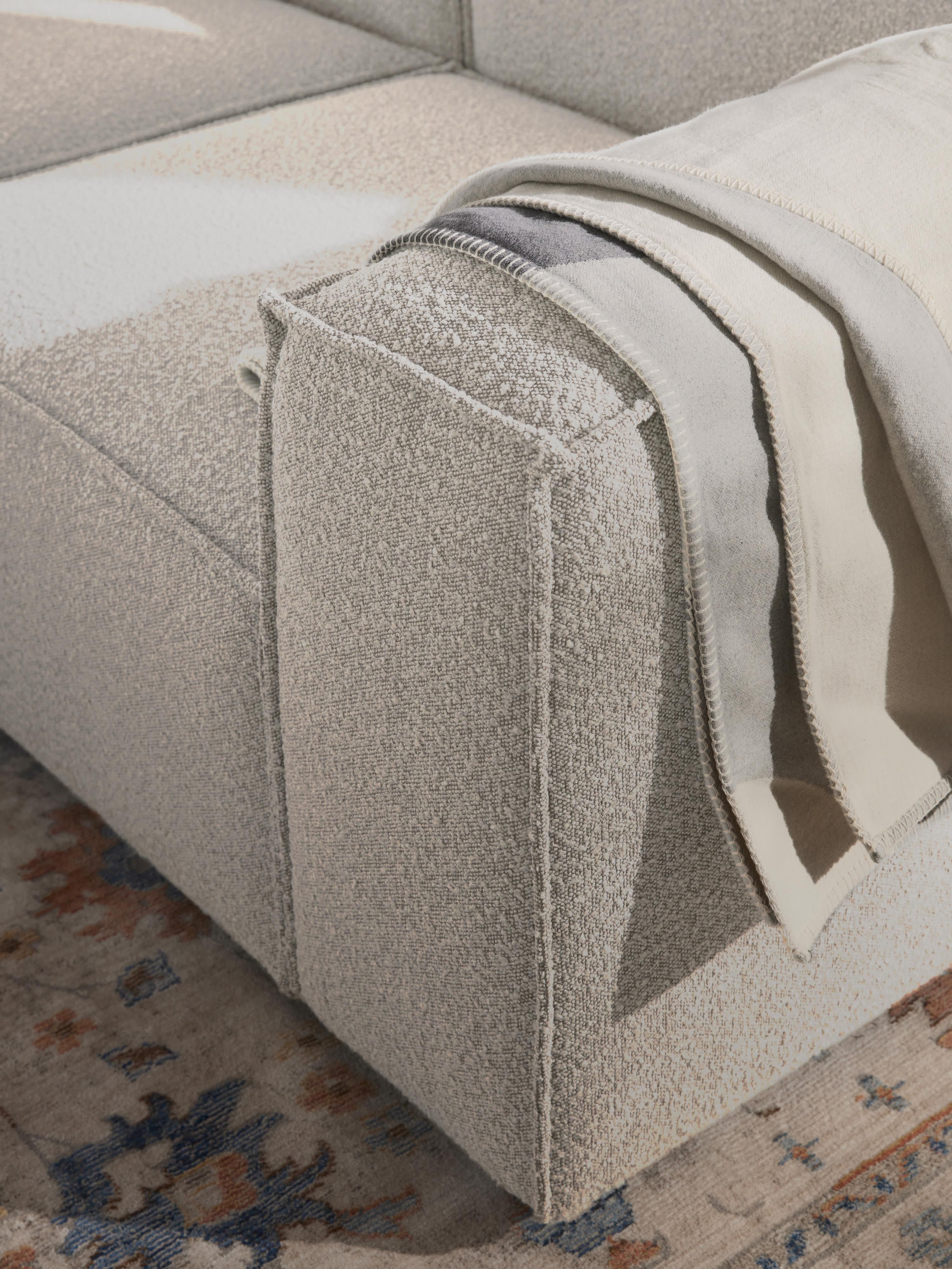 Lennon Bouclé Modular Corner Sofa (3-seater)