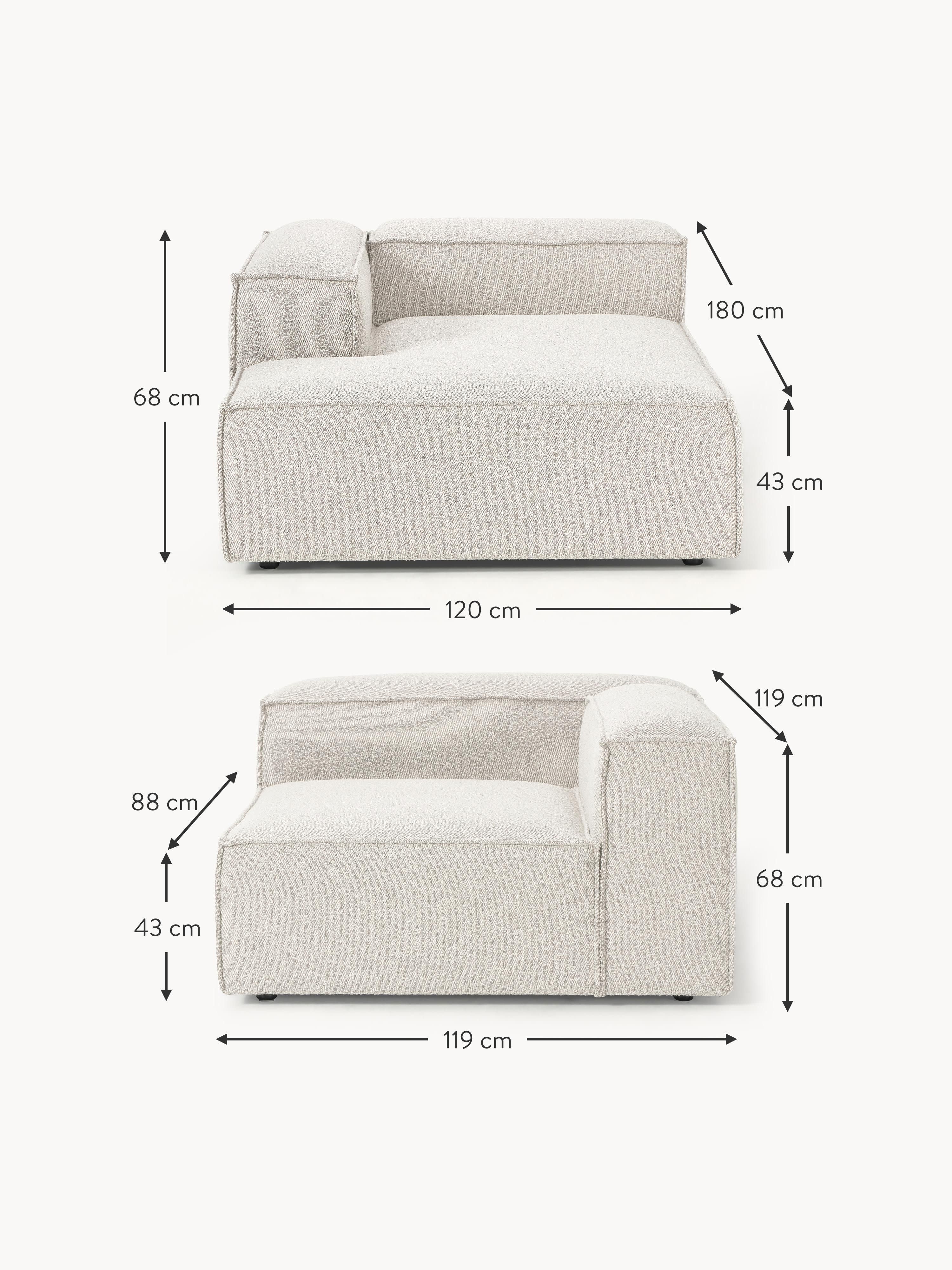 Lennon Bouclé Modular Corner Sofa (3-seater)