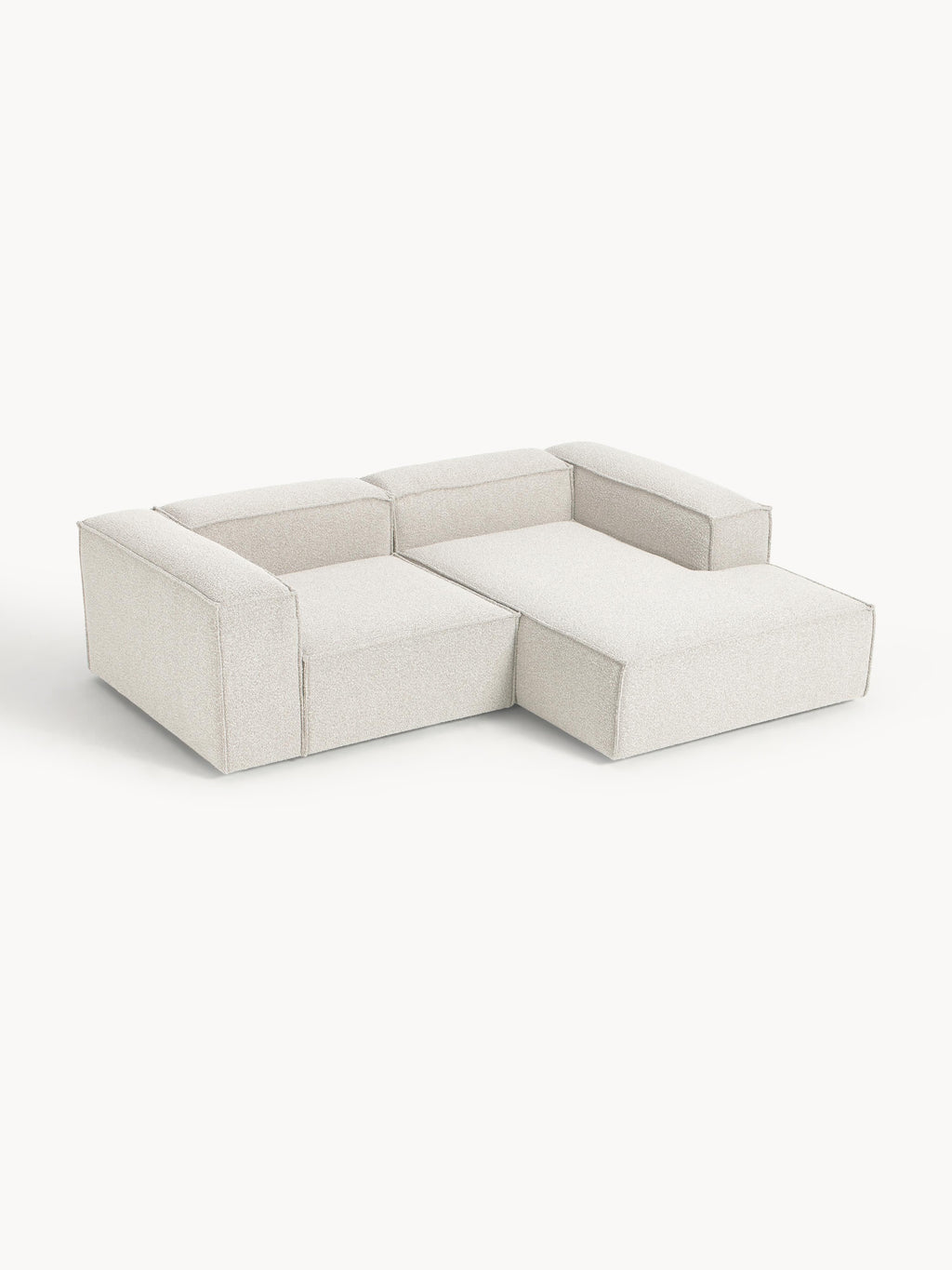 Lennon Bouclé Modular Corner Sofa (3-seater)