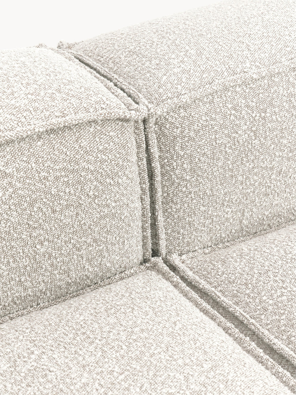 Lennon Bouclé Modular Corner Sofa (3-seater)