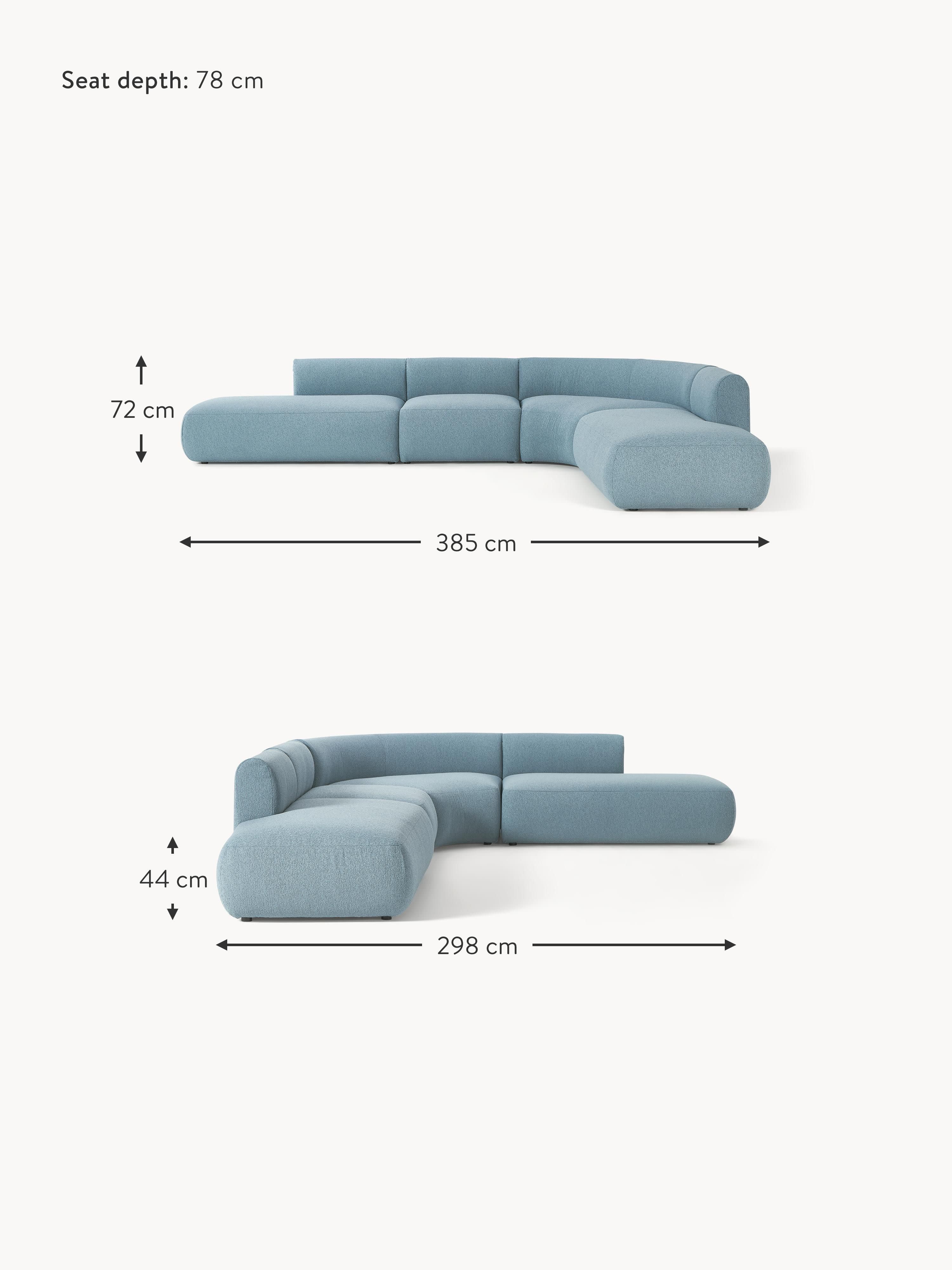 Sofia XL Modular Bouclé Corner Sofa