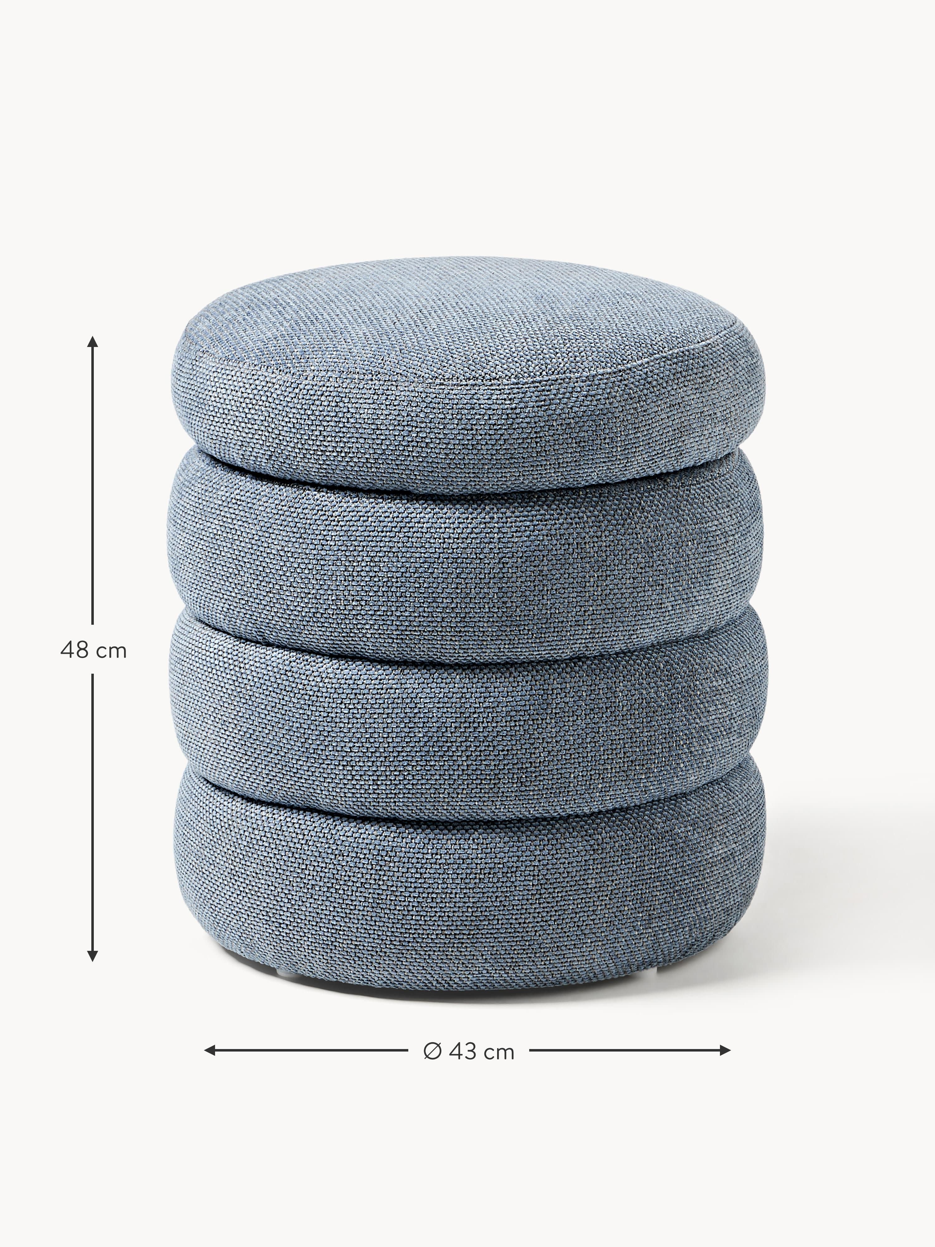 Alto Upholstered Stool with Storage Space