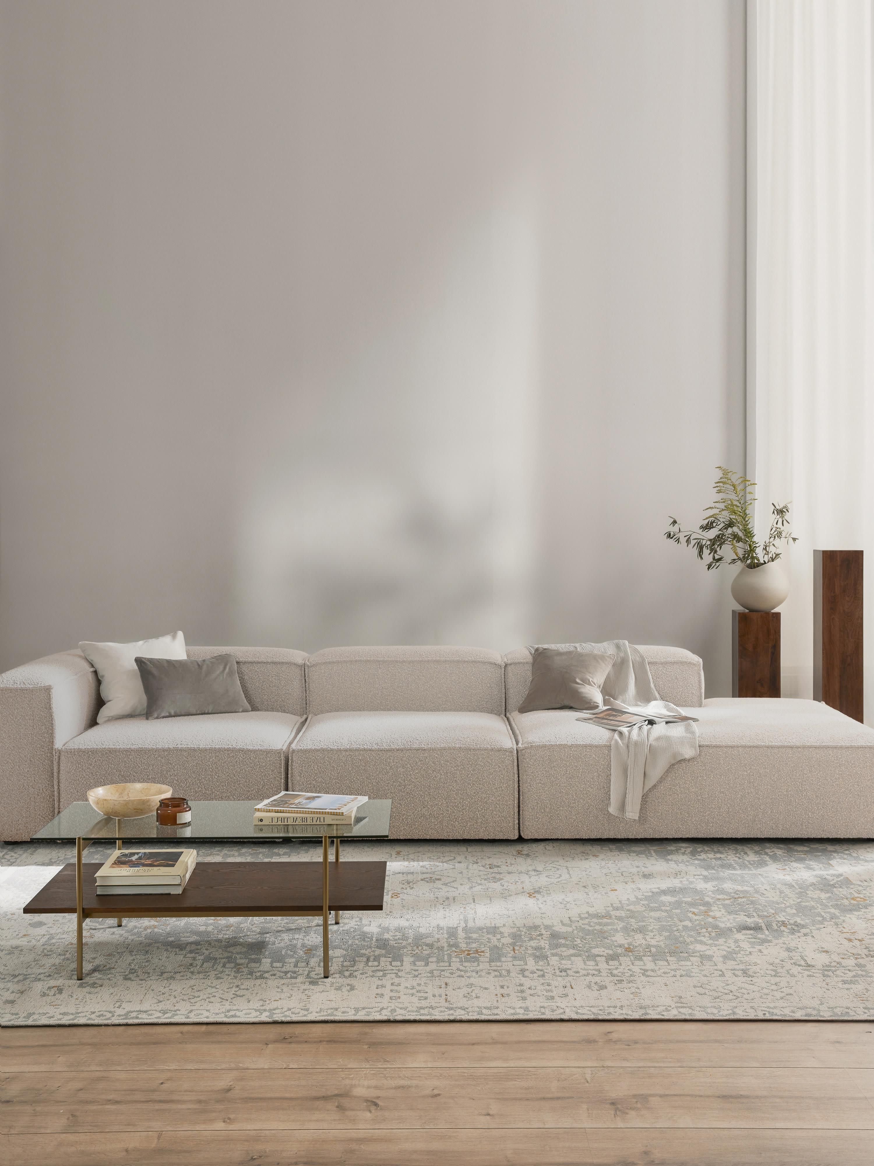 Lennon Bouclé Modular XL Ottoman