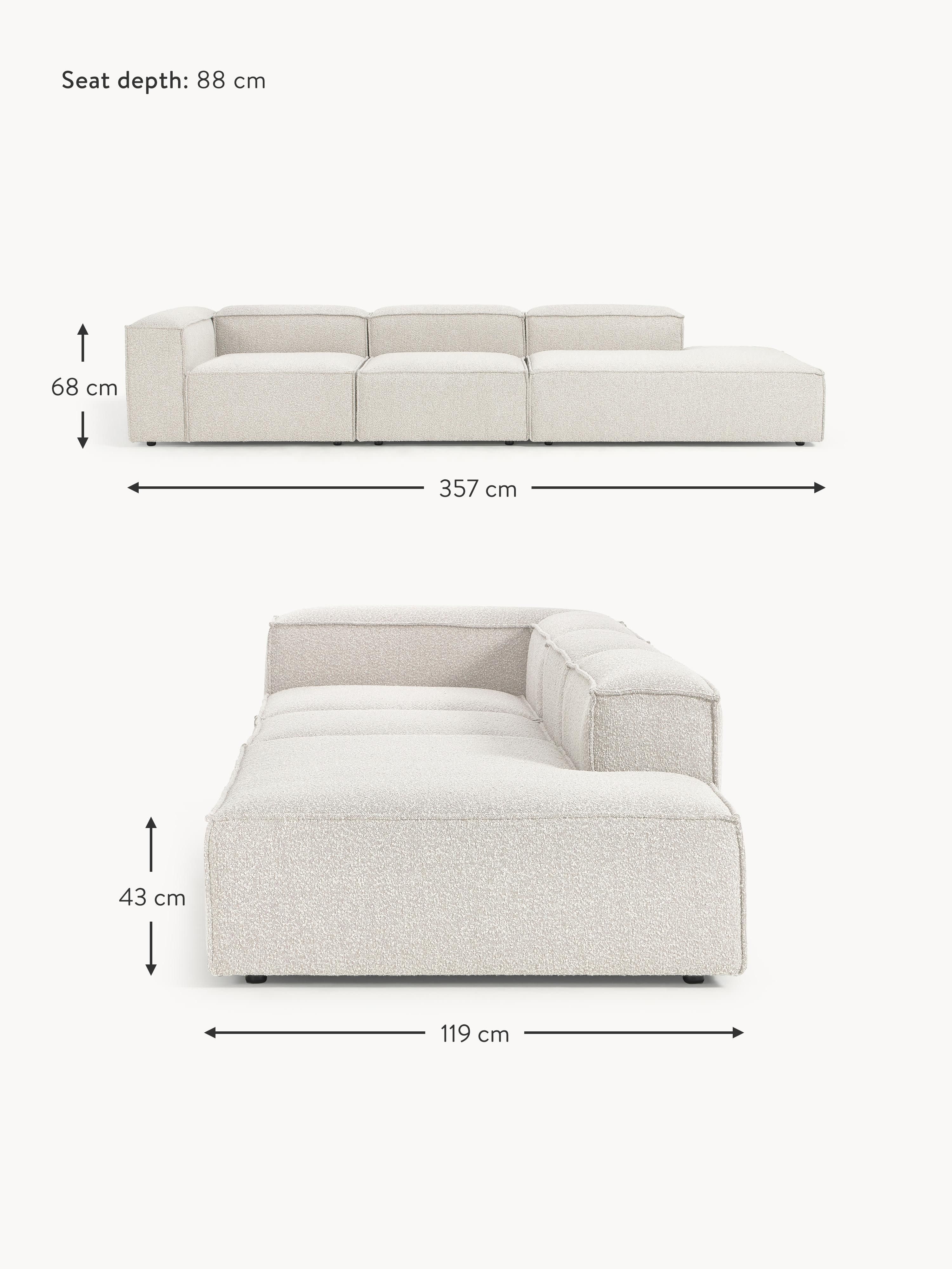 Lennon Bouclé Modular XL Ottoman