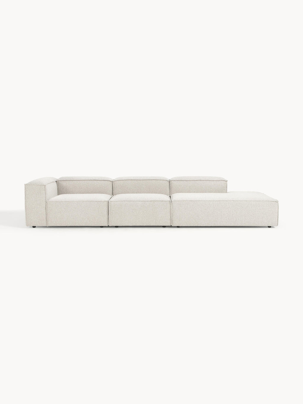 Gallery image 1 - Bouclé Modular XL Ottoman Lennon