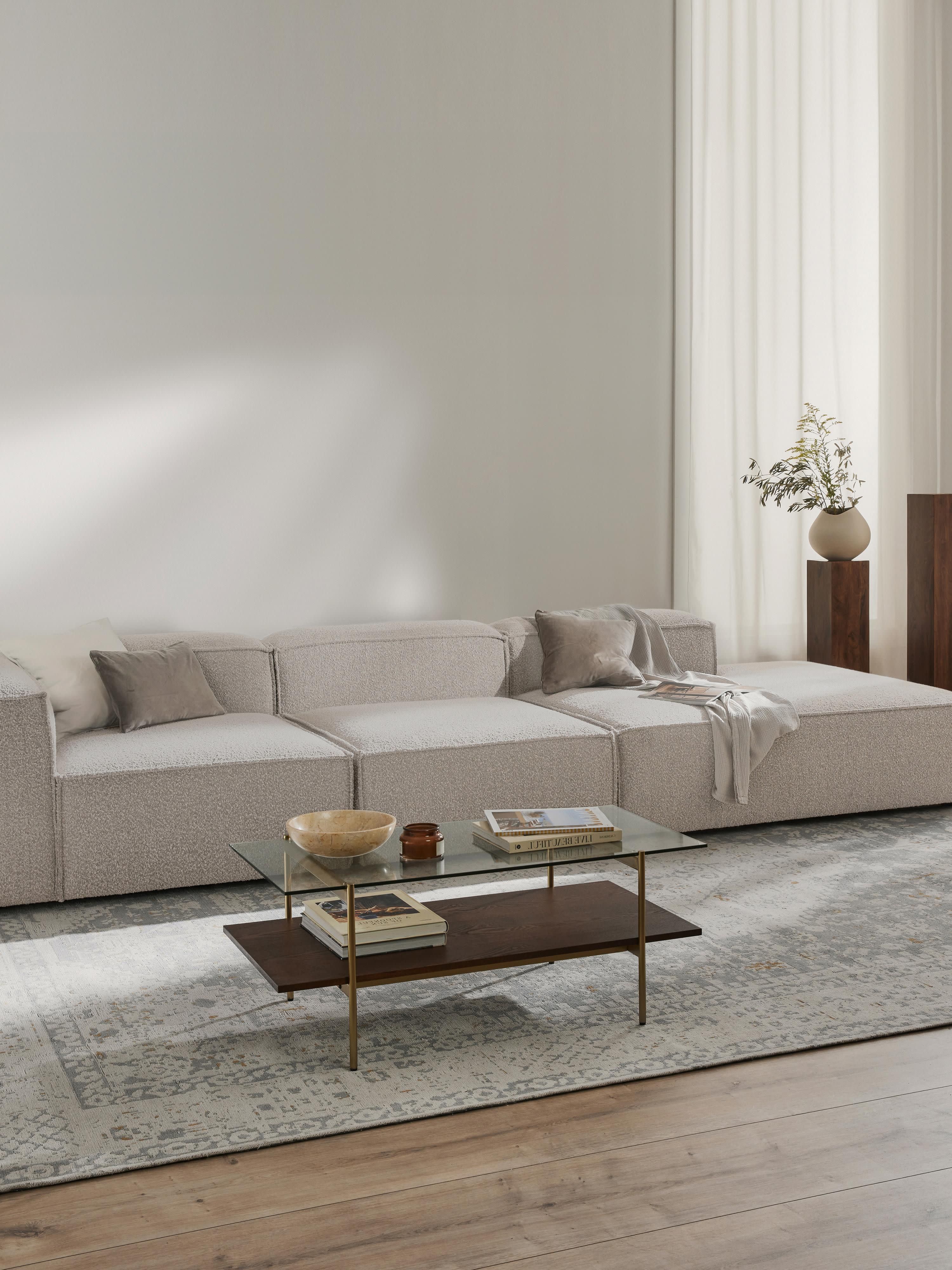 Lennon Bouclé Modular XL Ottoman