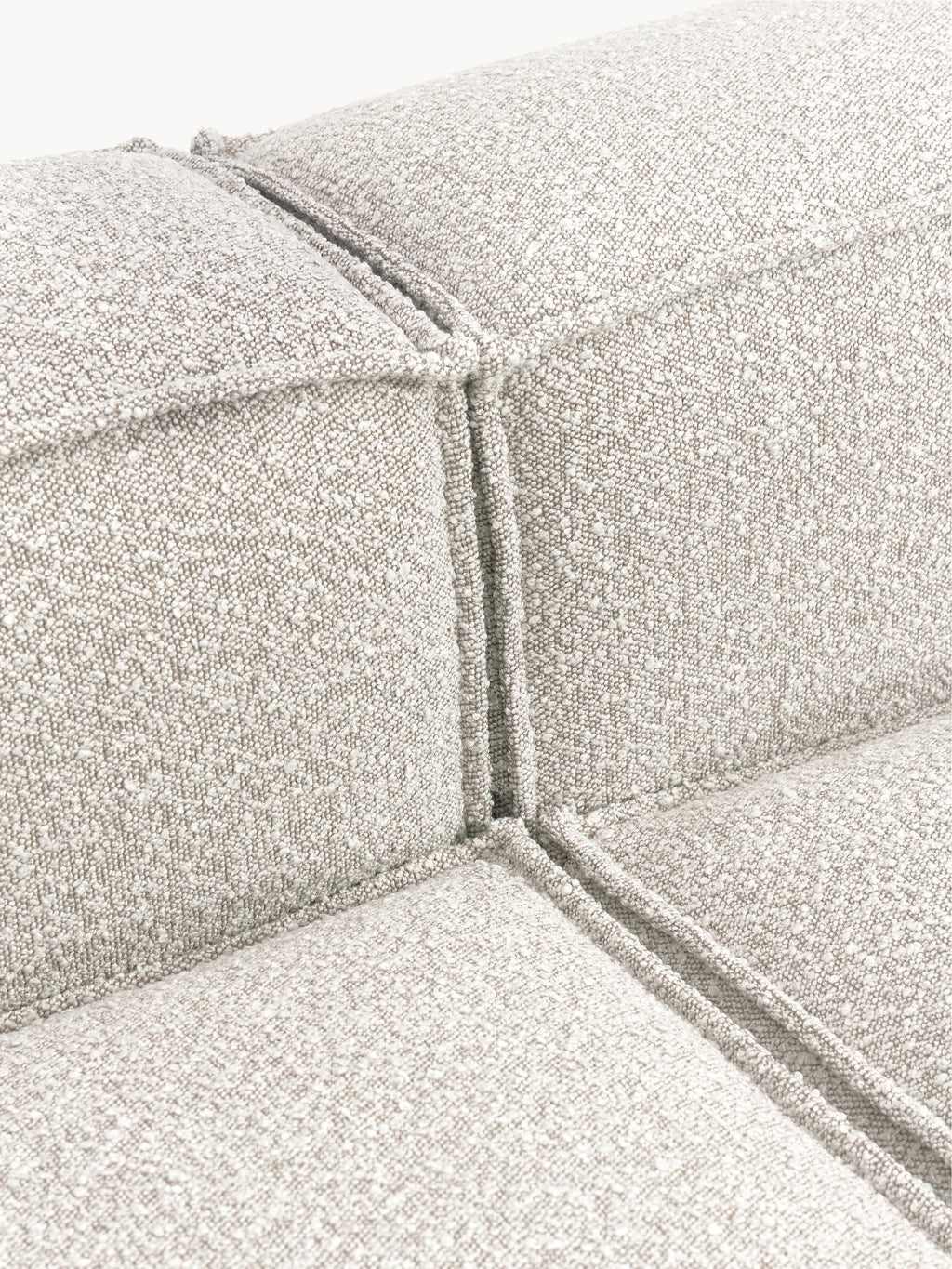 Lennon Bouclé Modular XL Ottoman