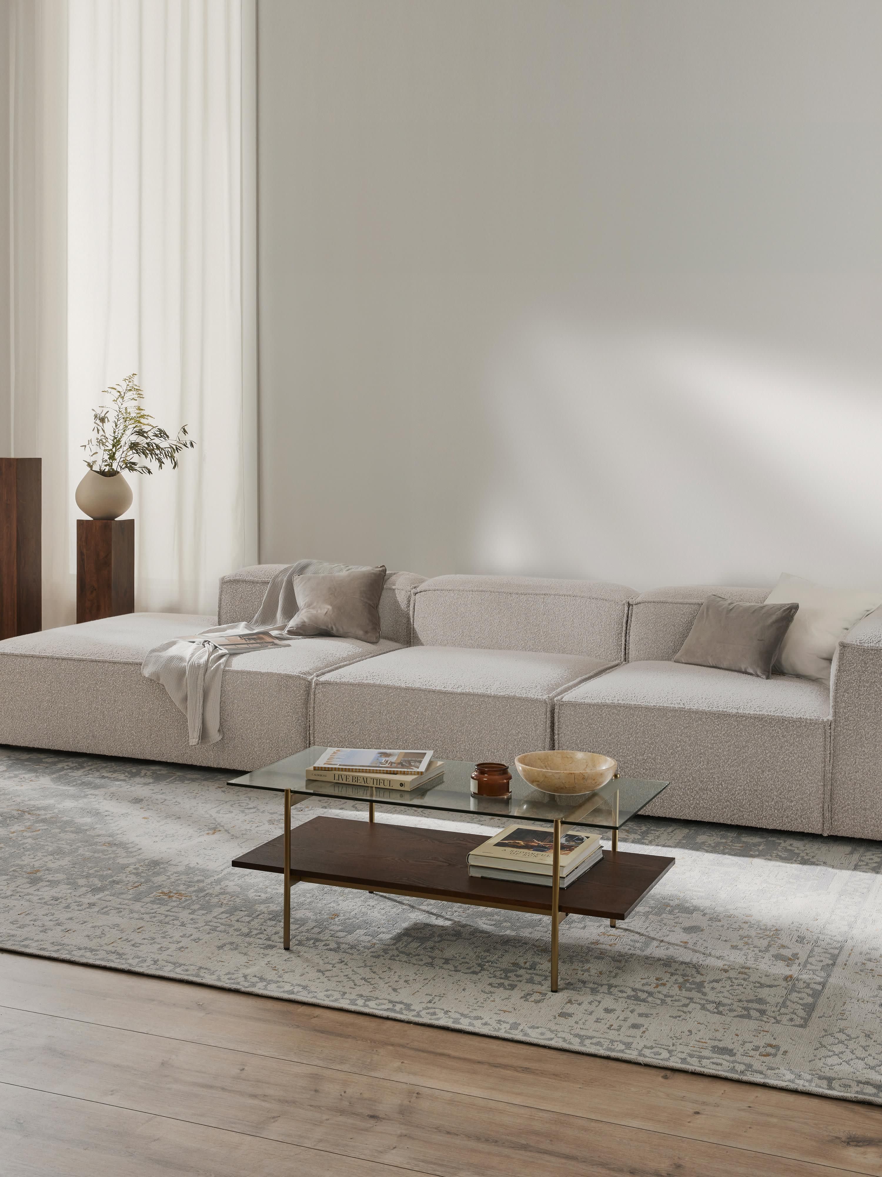 Lennon Bouclé Modular XL Ottoman