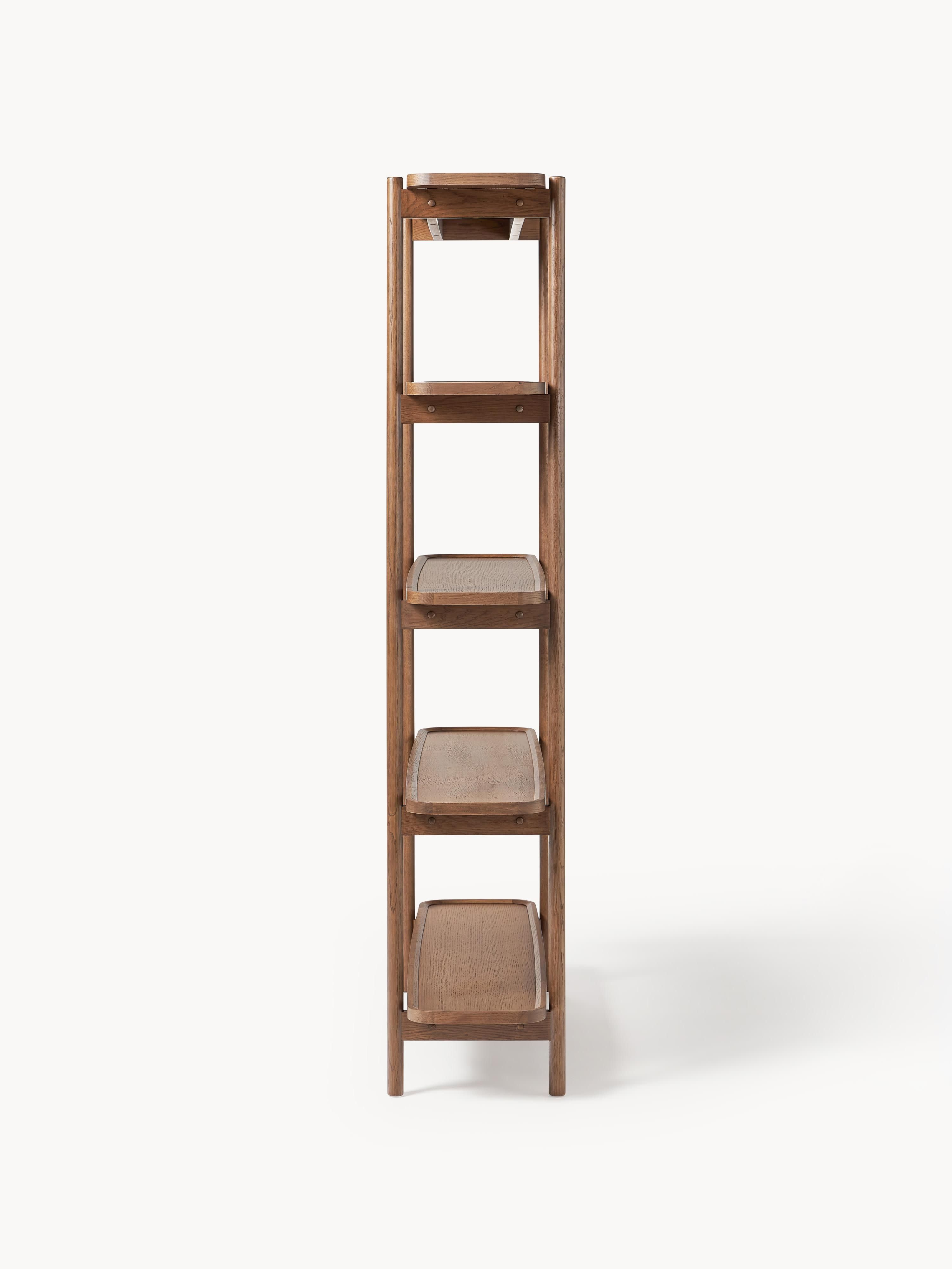 Libby Tall Wooden Shelving Unit