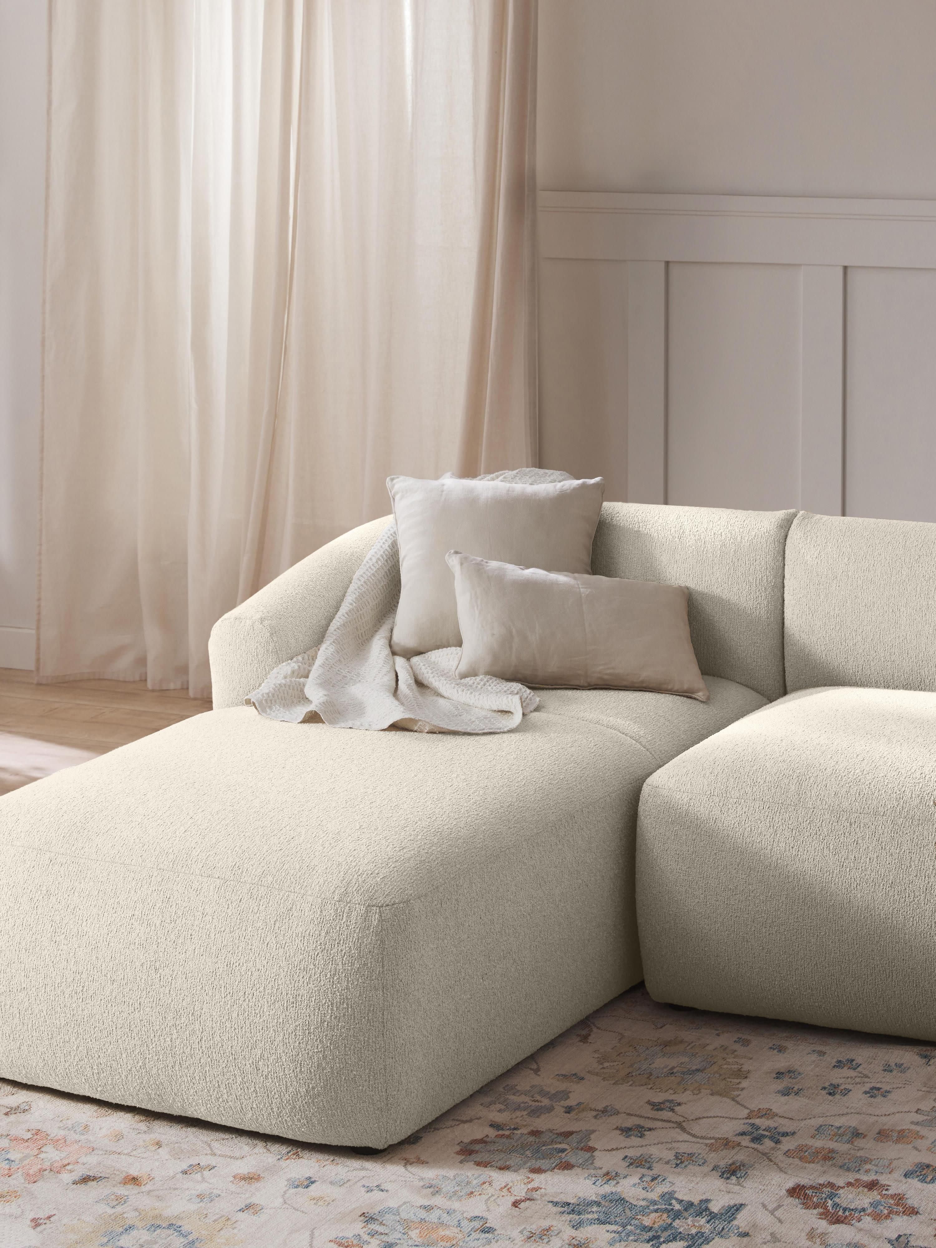 Sofia Bouclé Corner Chaise Module