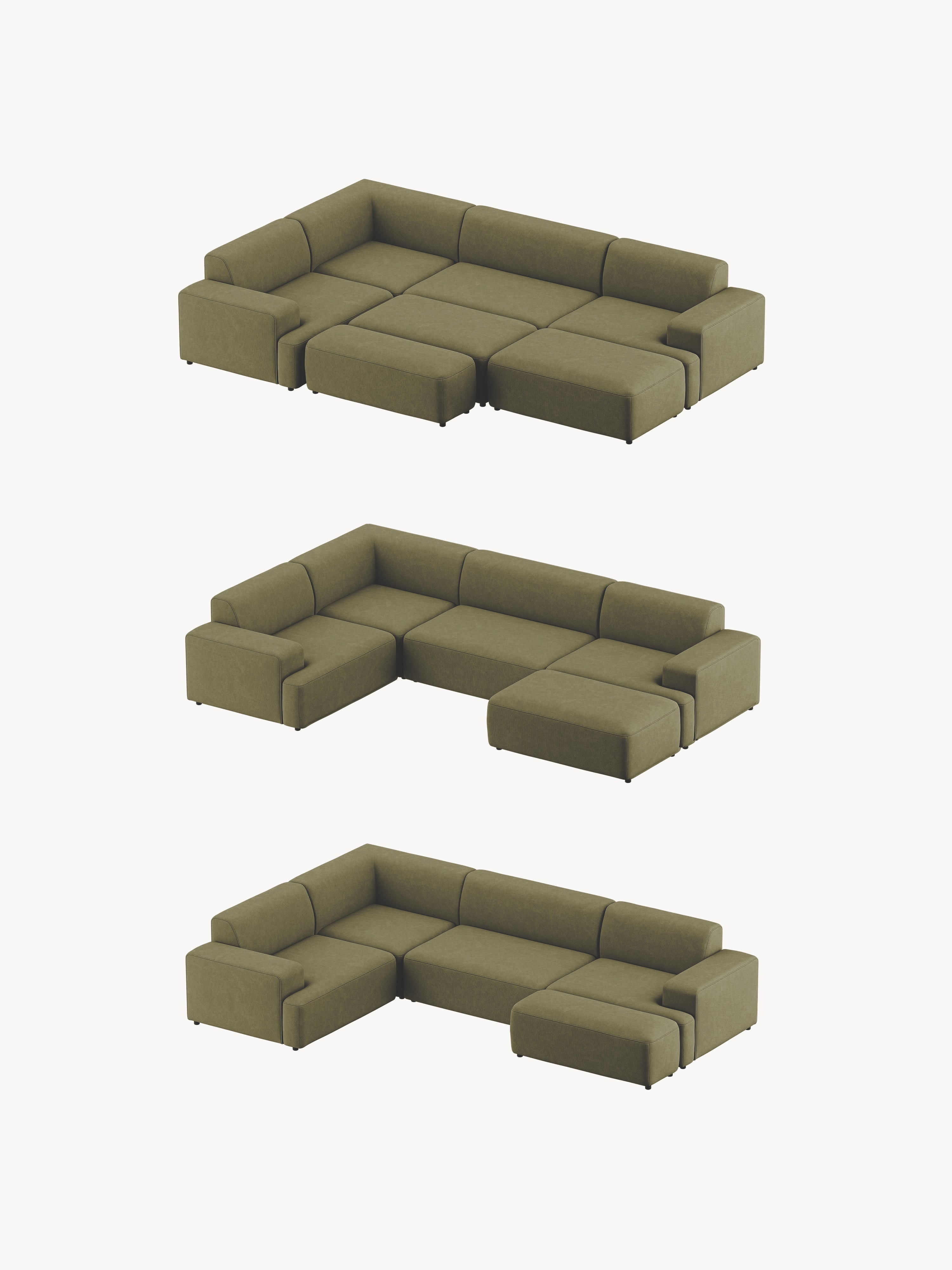 Melva Large Corner Sofa (4-seater)