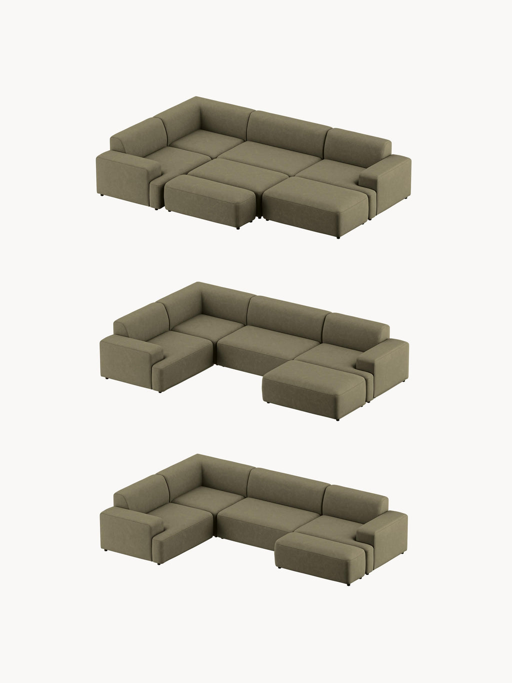 Melva Large Corner Sofa (4-seater)
