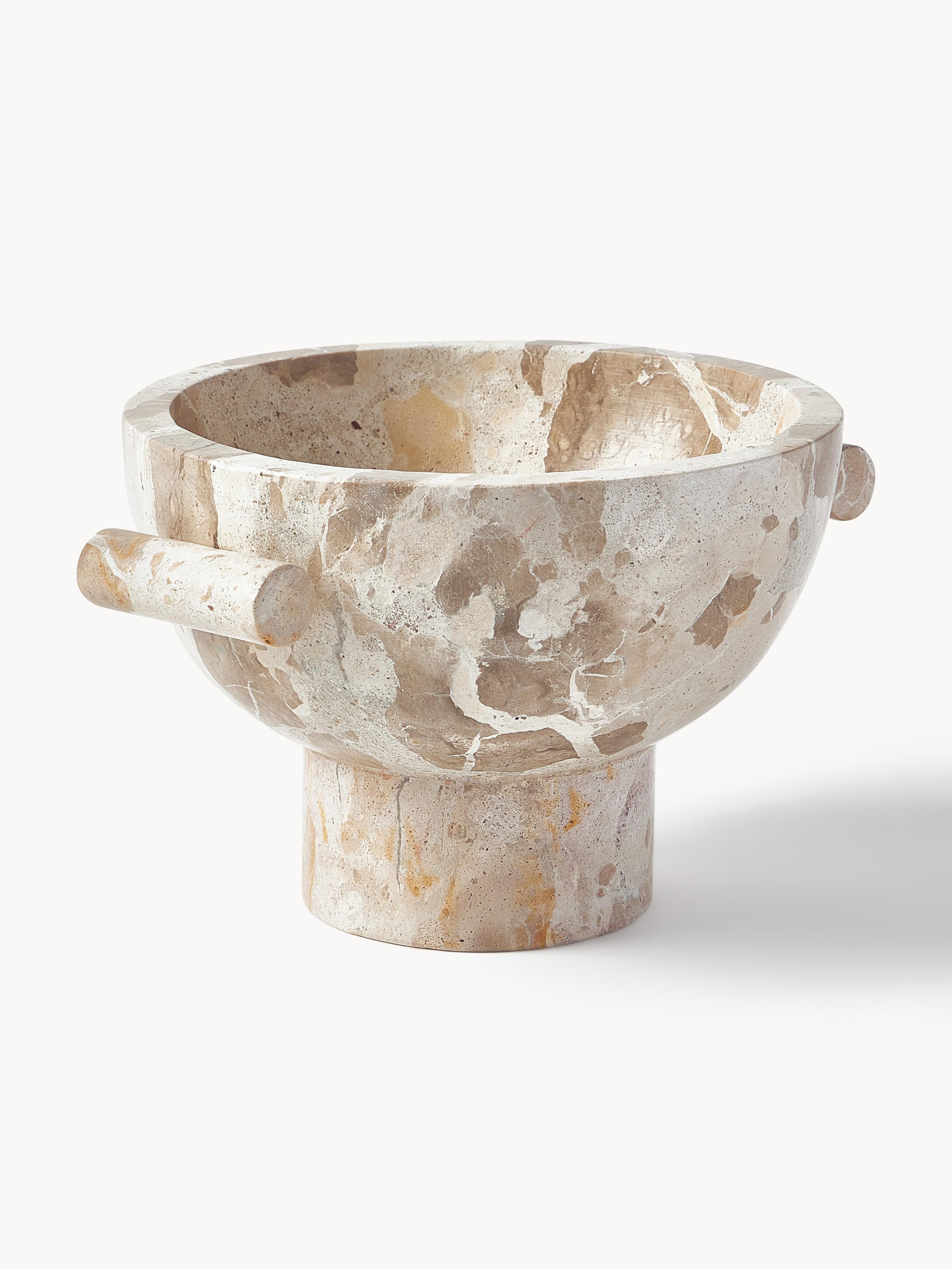 Fossil Marble Decorative Bowl, H 15 cm
