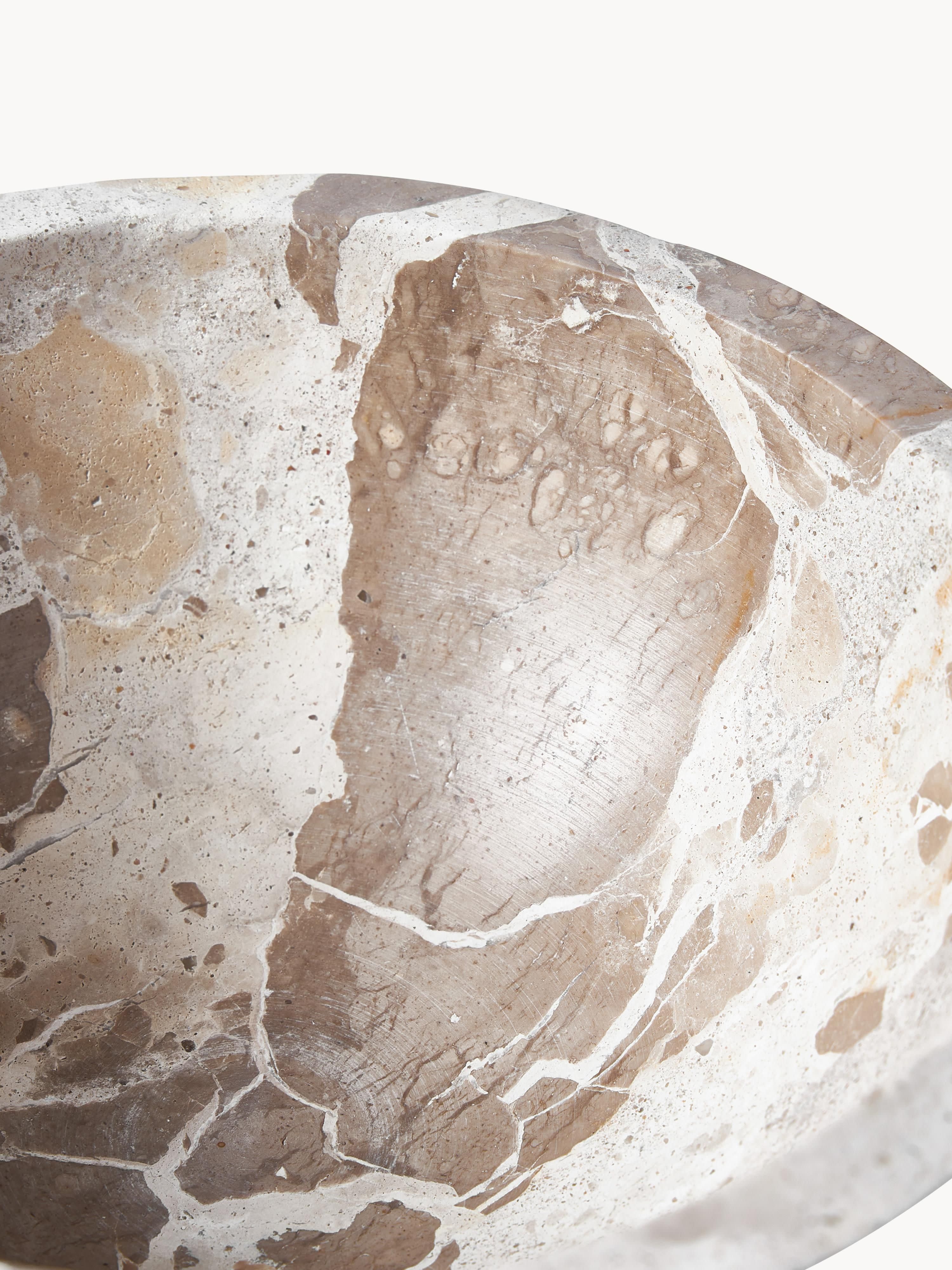 Fossil Marble Decorative Bowl, H 15 cm