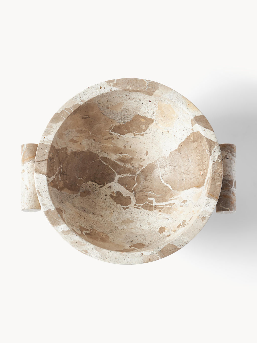 Fossil Marble Decorative Bowl, H 15 cm