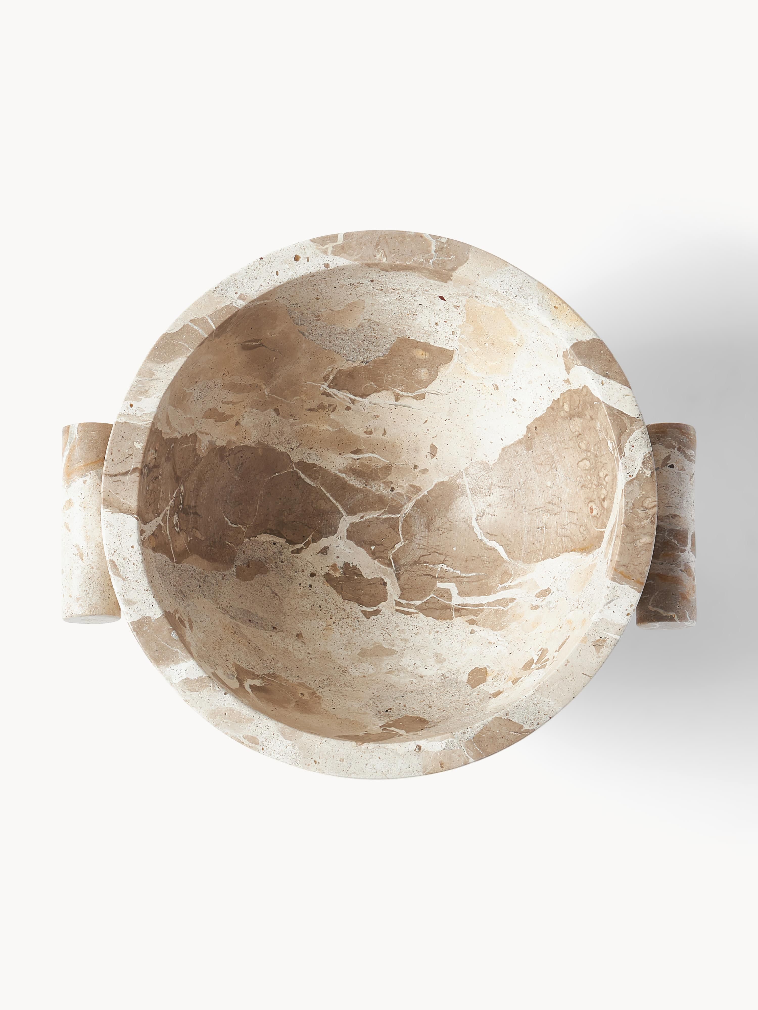 Fossil Marble Decorative Bowl, H 15 cm