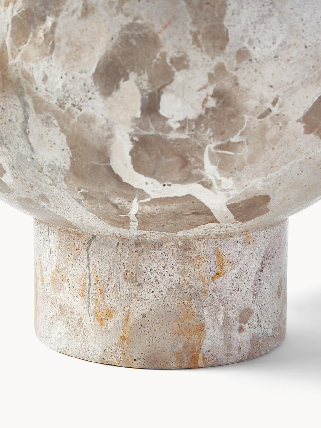 Fossil Marble Decorative Bowl, H 15 cm