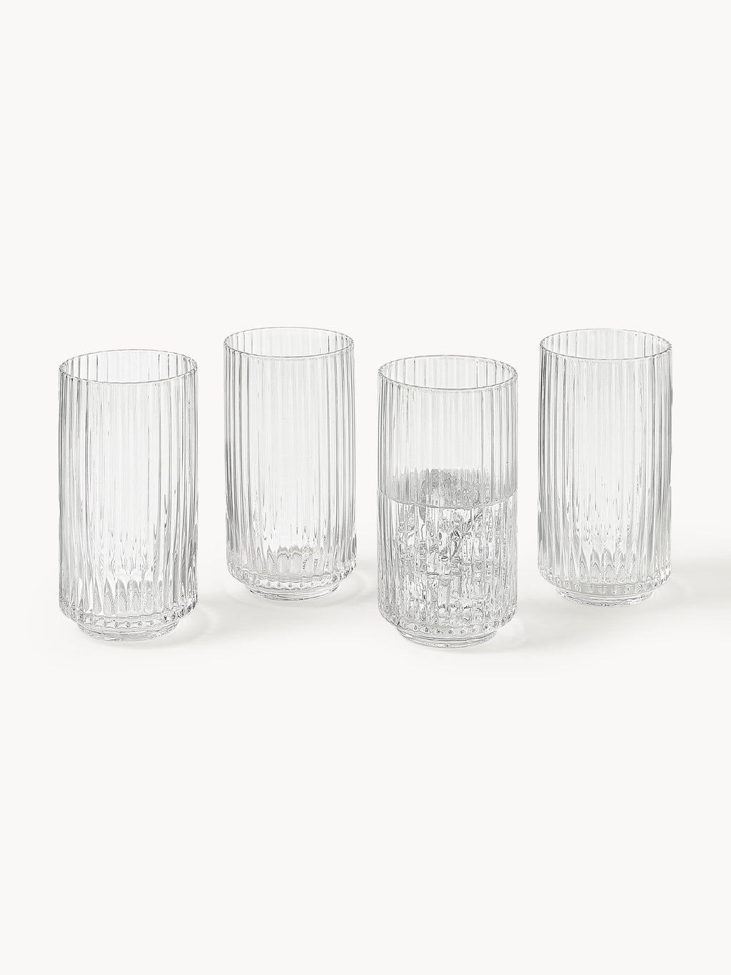 Aleo Mouth-Blown Highball Glasses, Set of 4