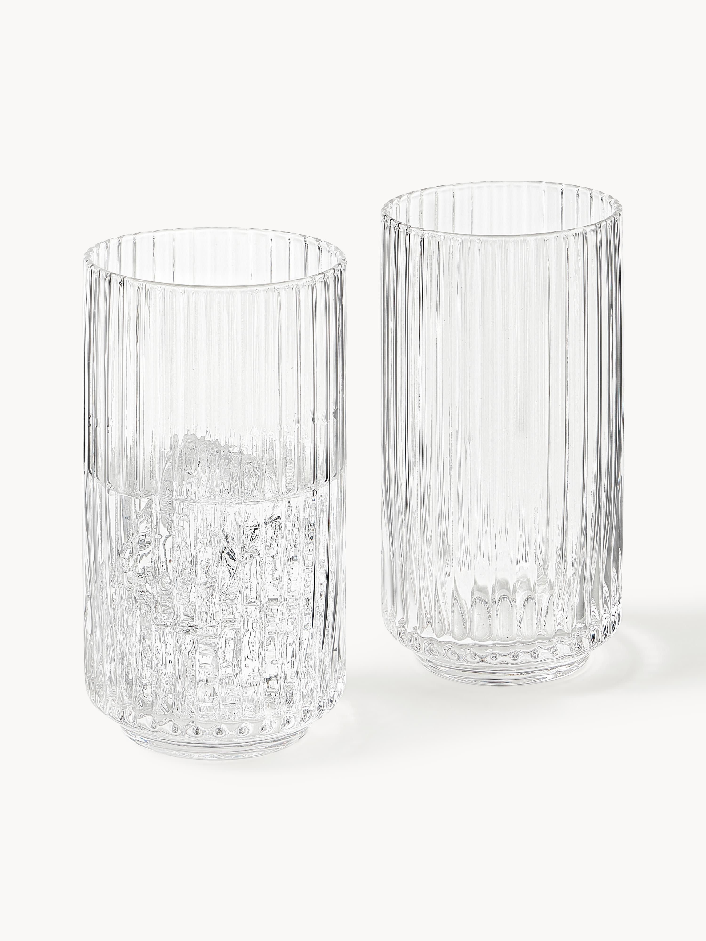 Aleo Mouth-Blown Highball Glasses, Set of 4