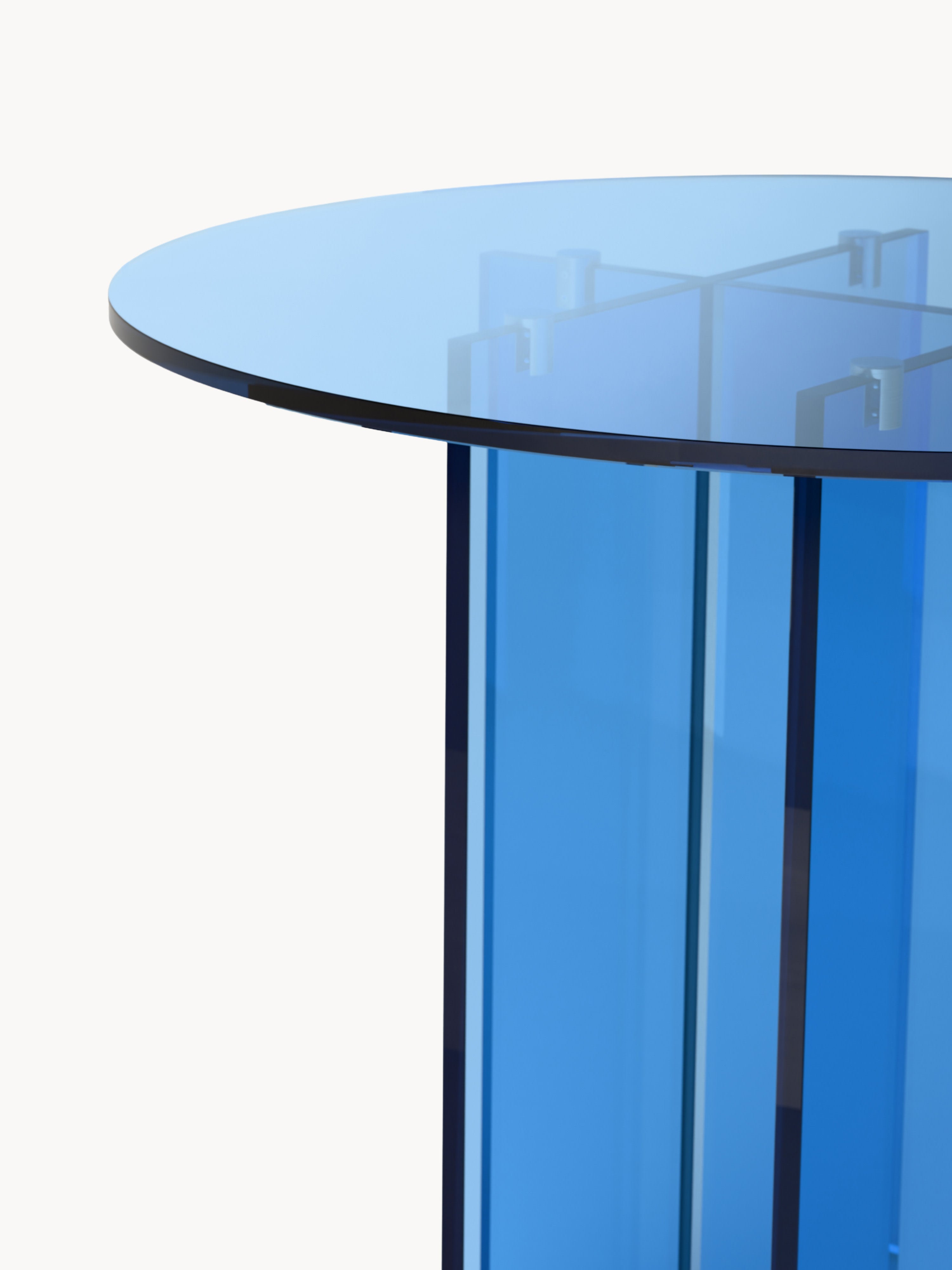Anouk Round Glass Dining Table, in various sizes
