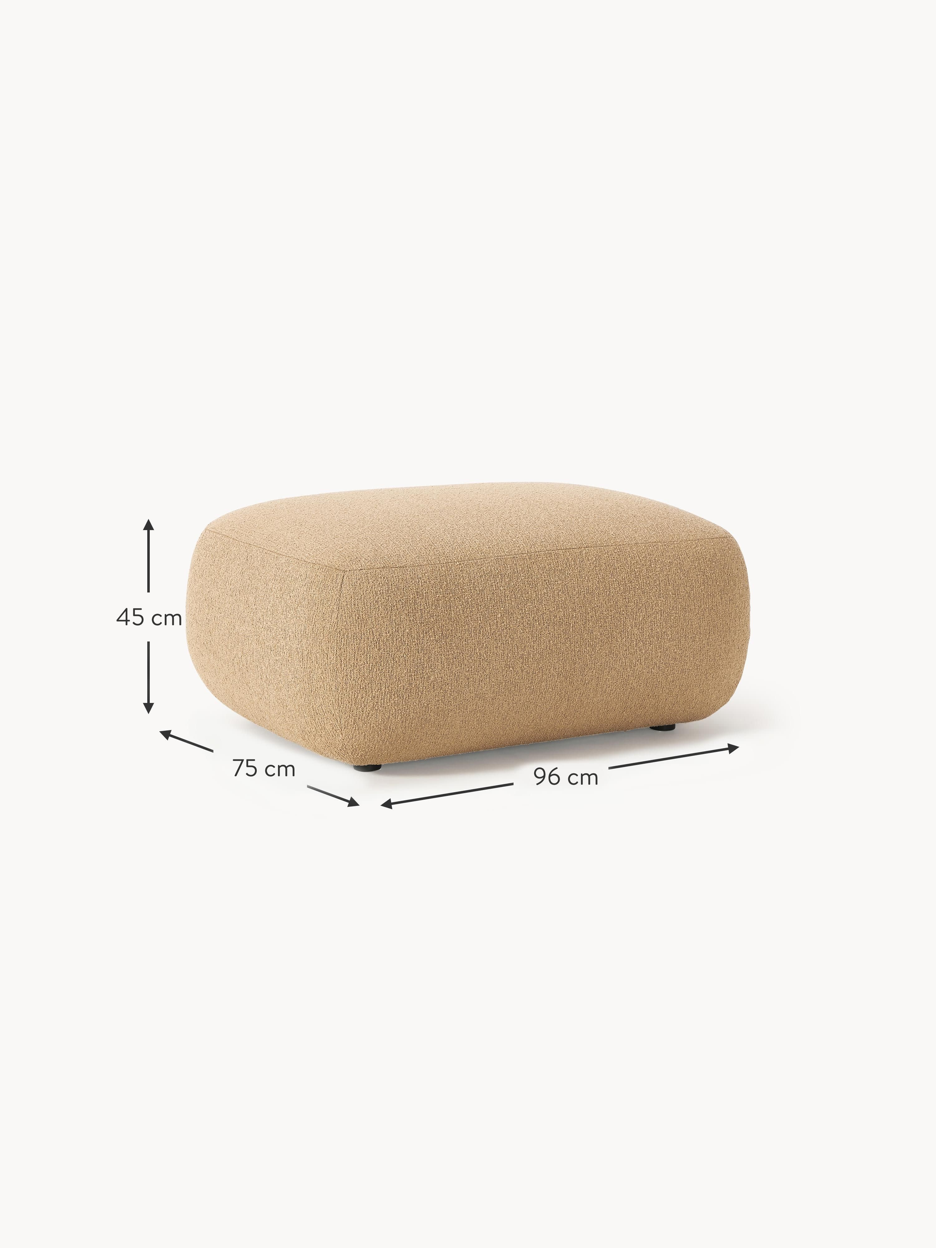 Sofia Bouclé Ottoman