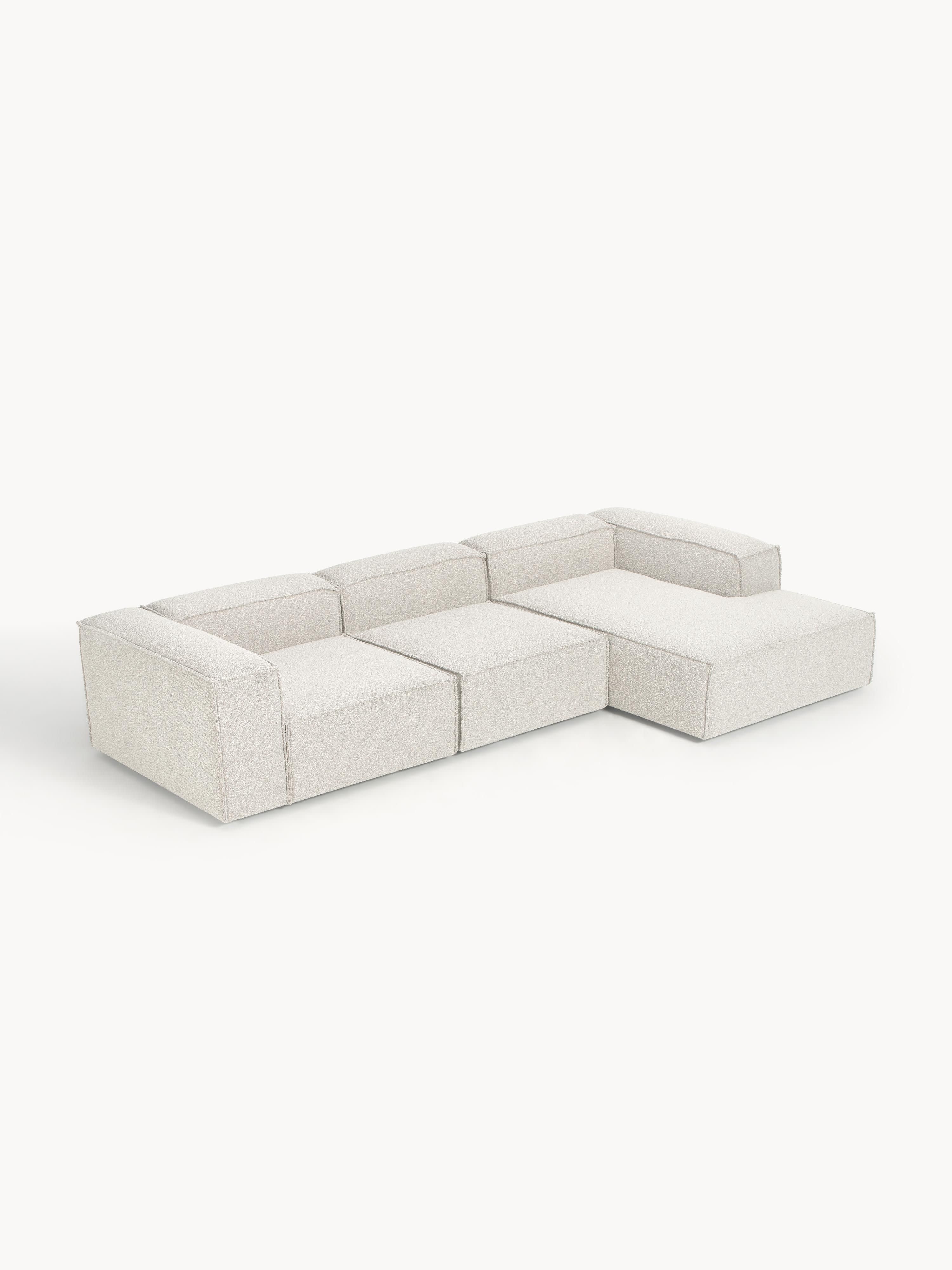 Lennon Bouclé Modular Corner Sofa (4-seater)