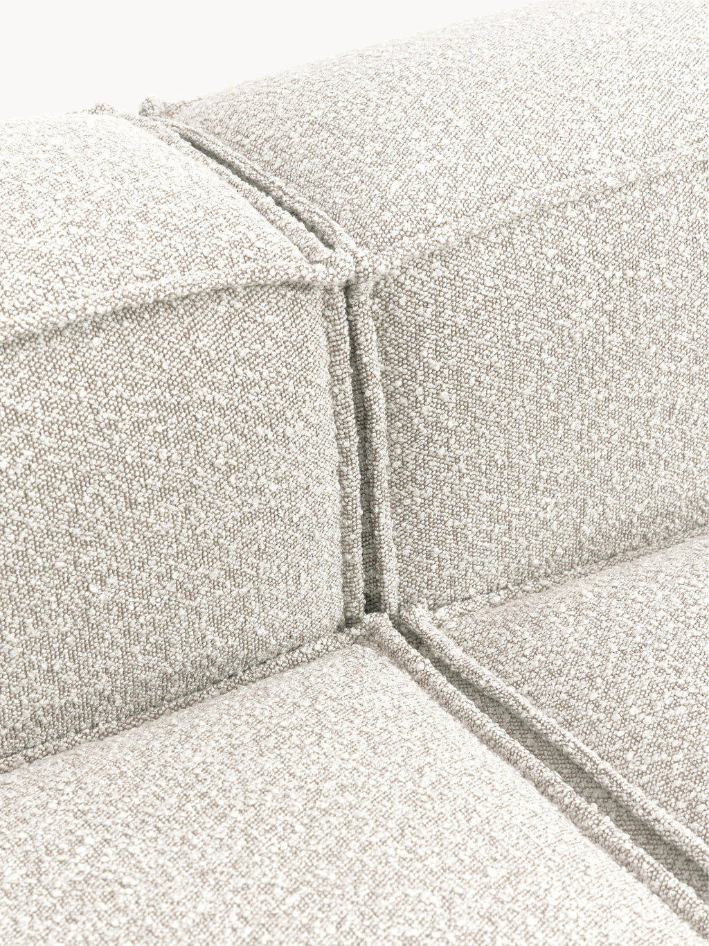 Lennon Bouclé Modular Corner Sofa (4-seater)