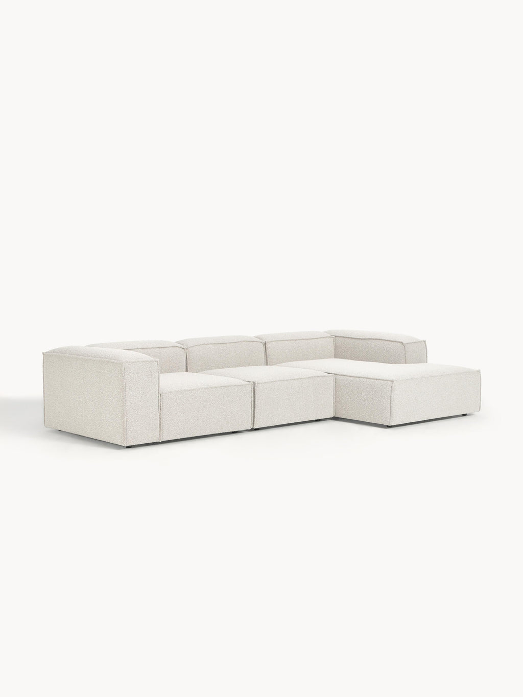 Lennon Bouclé Modular Corner Sofa (4-seater)