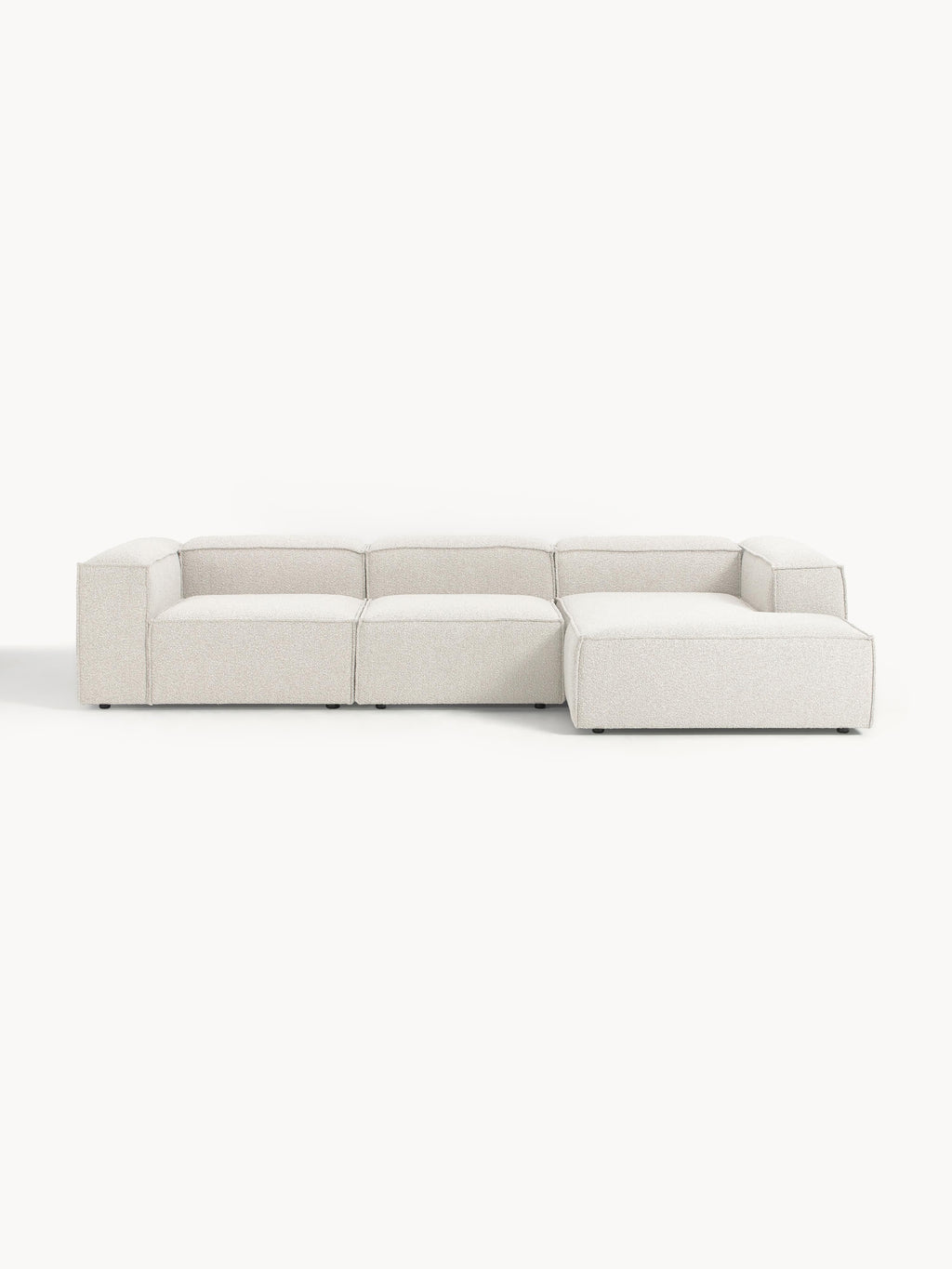 Gallery image 1 - Bouclé Modular Corner Sofa Lennon (4-seater)