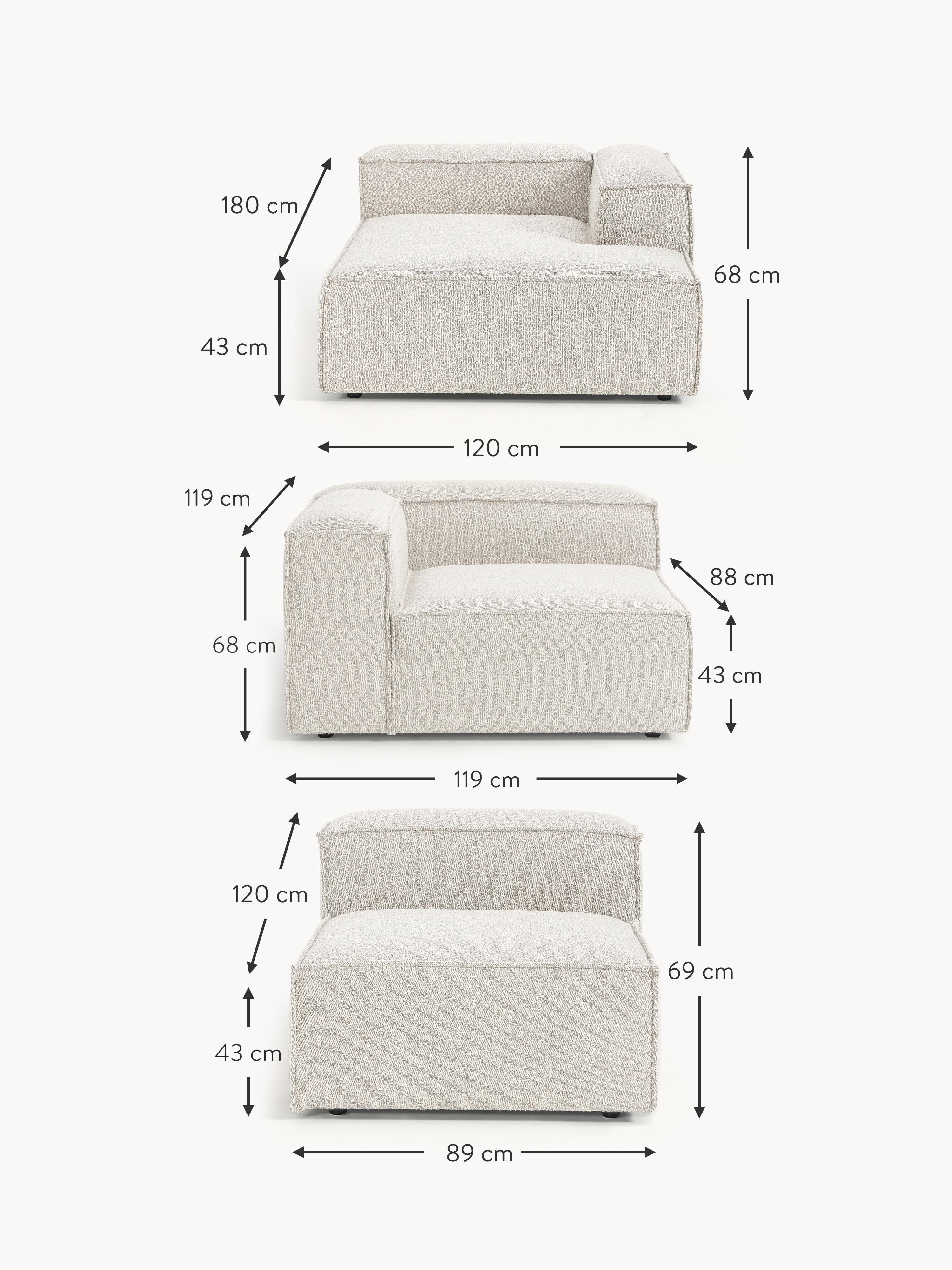 Lennon Bouclé Modular Corner Sofa (4-seater)