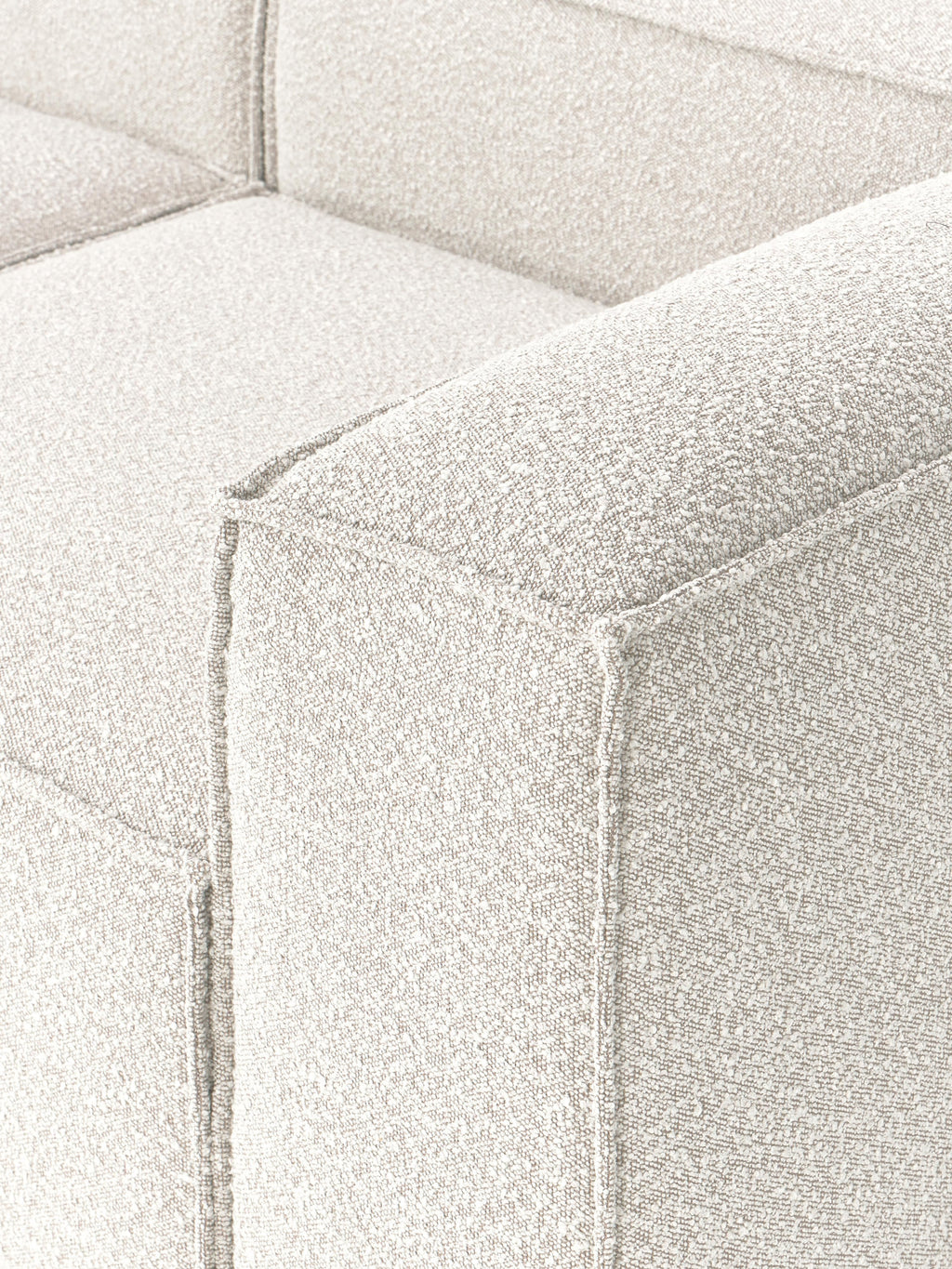 Lennon Bouclé Modular Corner Sofa (4-seater)