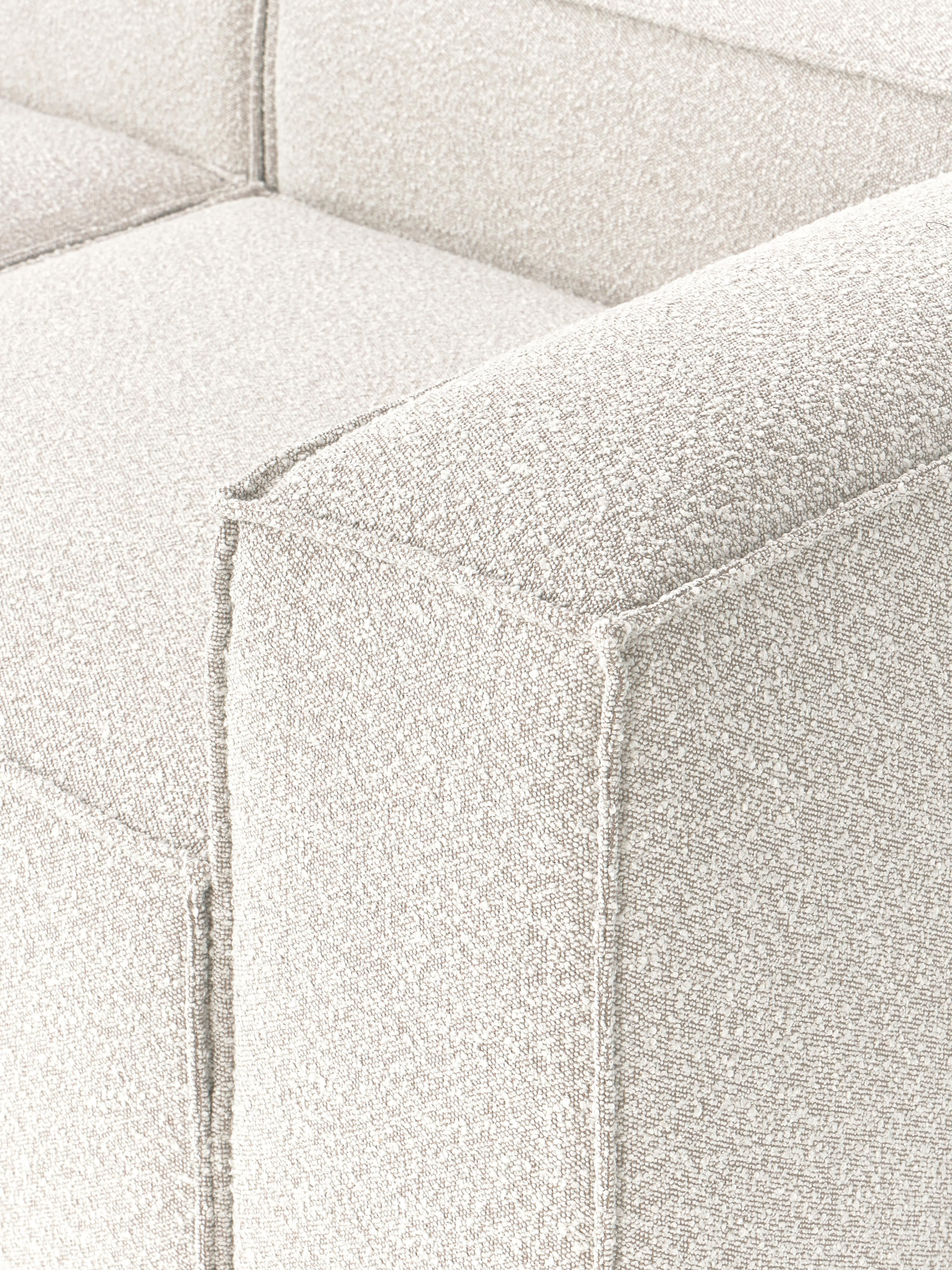 Lennon Bouclé Modular Corner Sofa (4-seater)