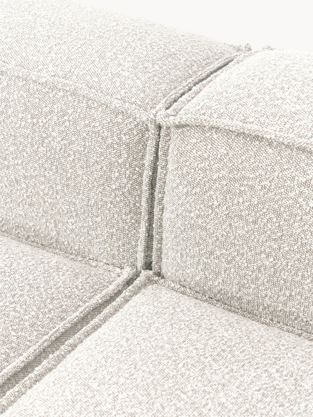 Lennon Bouclé Modular Corner Sofa (4-seater)