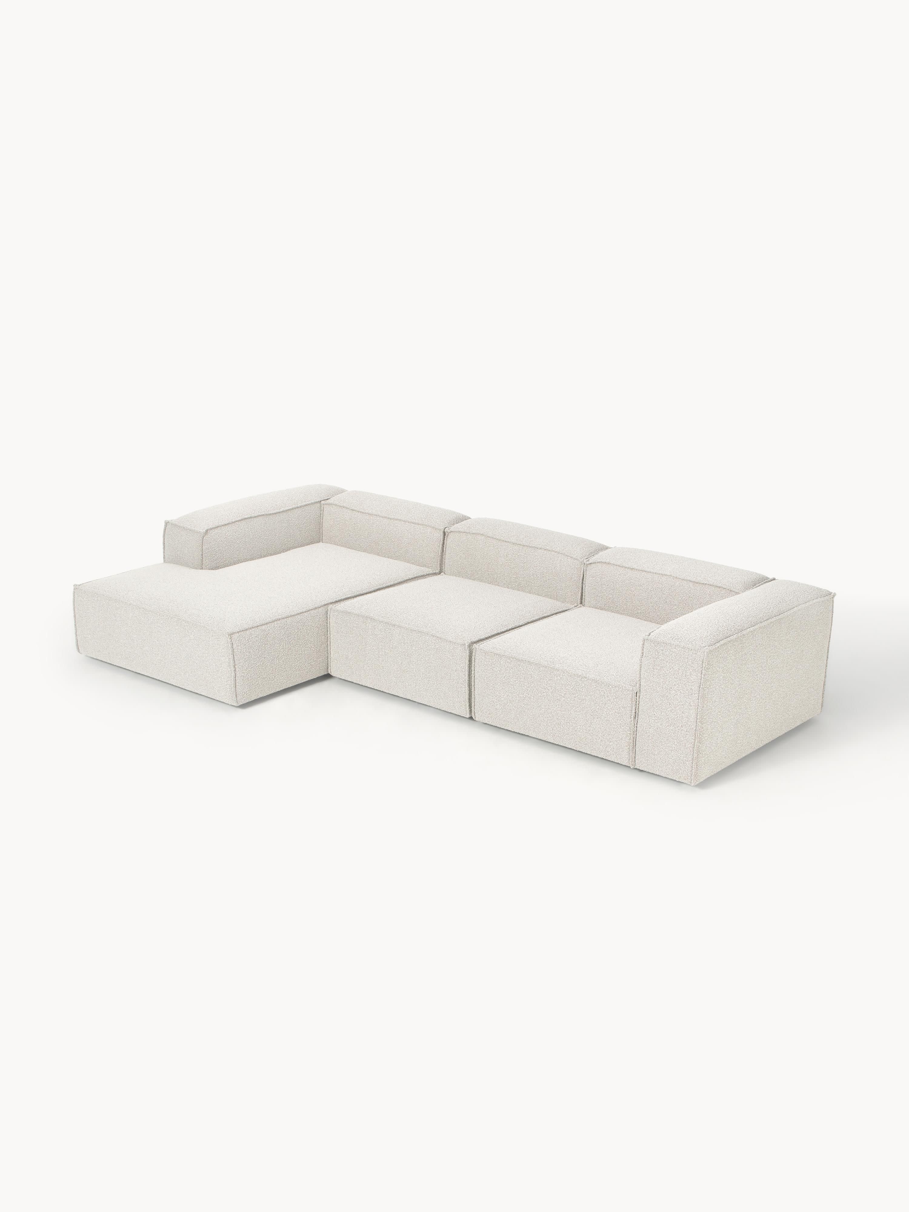 Lennon Bouclé Modular Corner Sofa (4-seater)