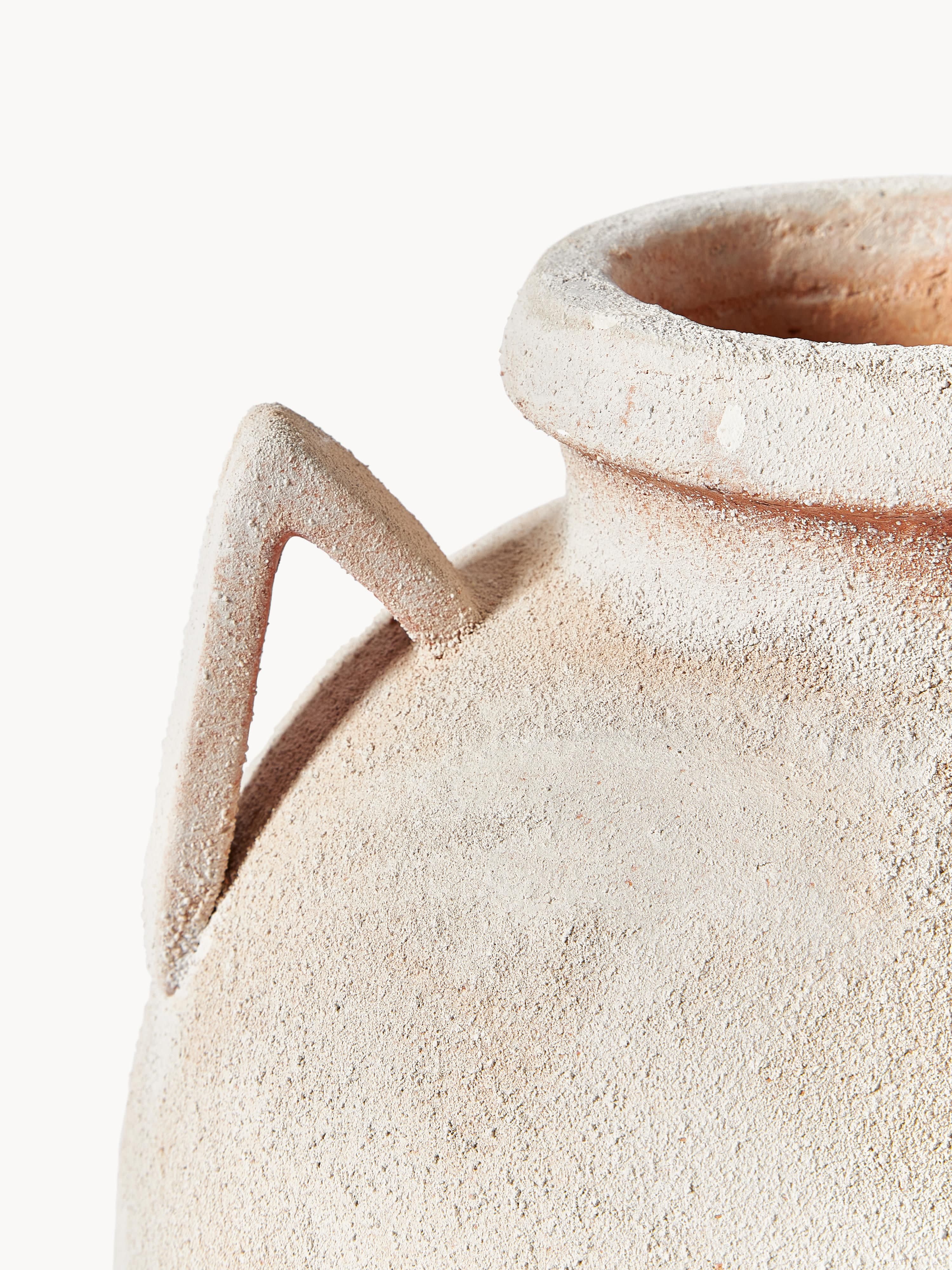Liah Floor Vase with Sand Finish, H 70 cm