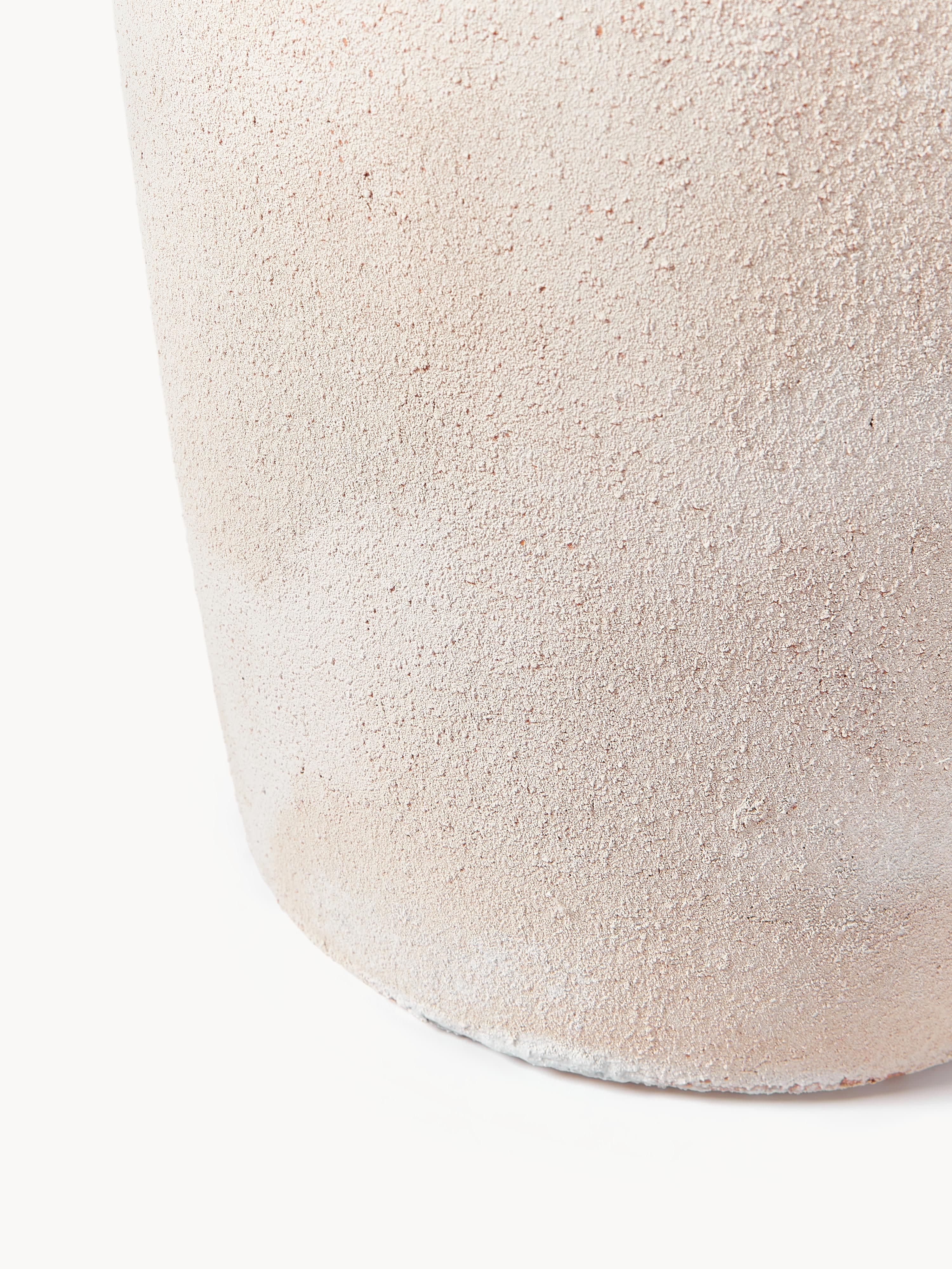 Liah Floor Vase with Sand Finish, H 70 cm