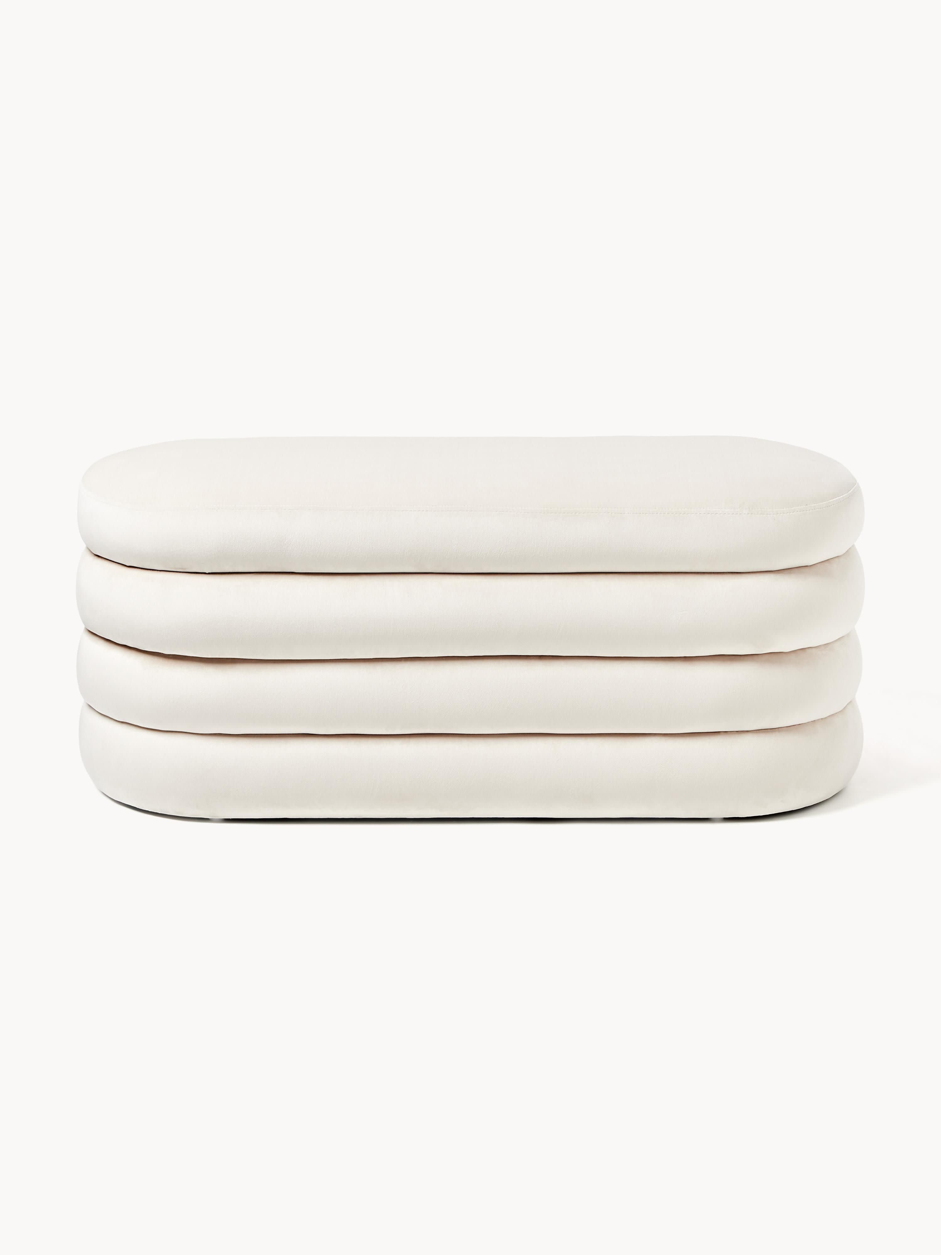 Alto Velvet Upholstered Bench with Storage Space