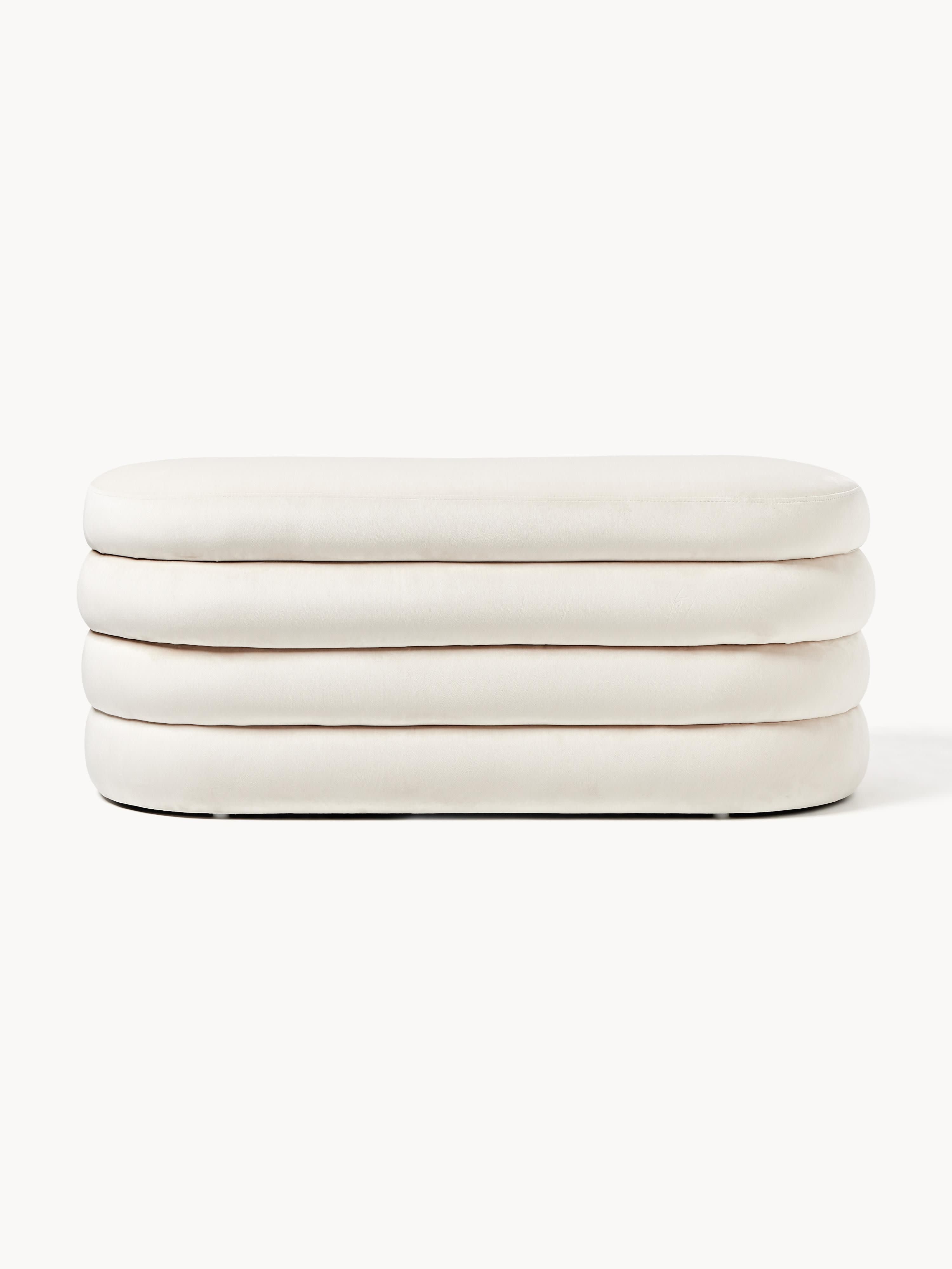 Alto Velvet Upholstered Bench with Storage Space