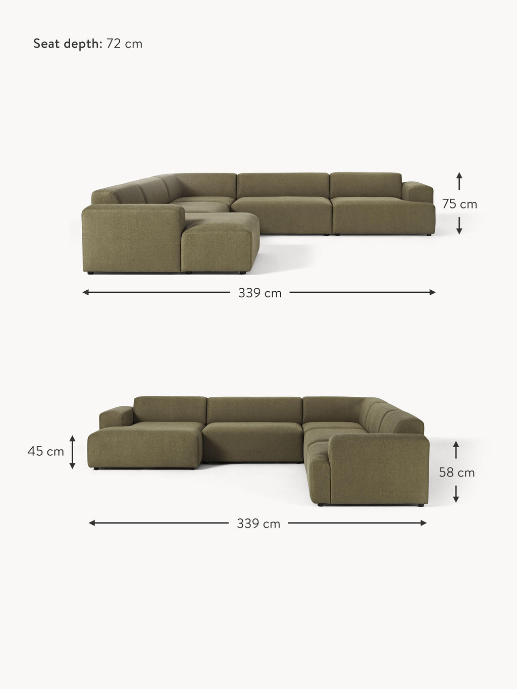 Melva XL Corner Sofa