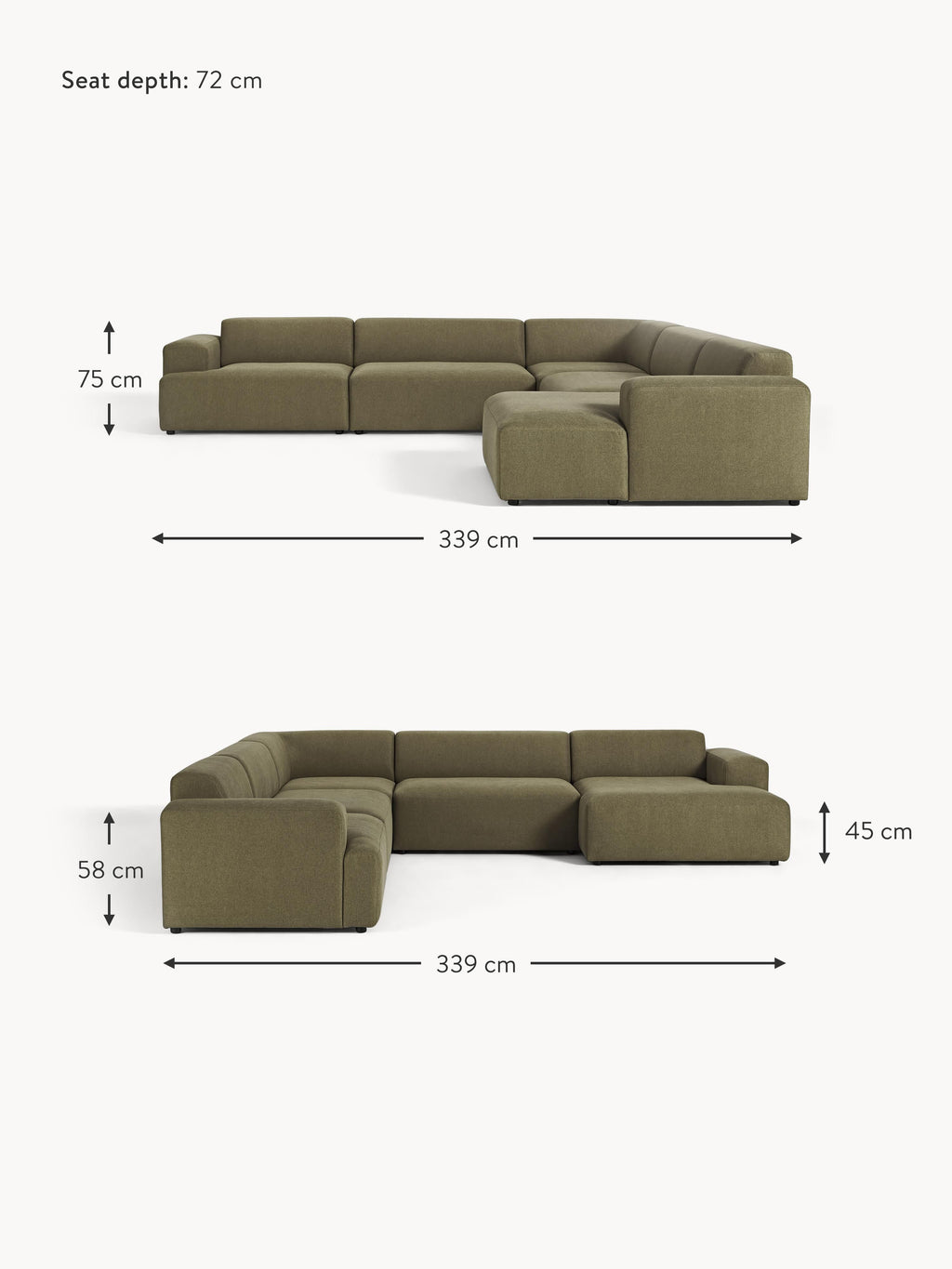Melva XL Corner Sofa