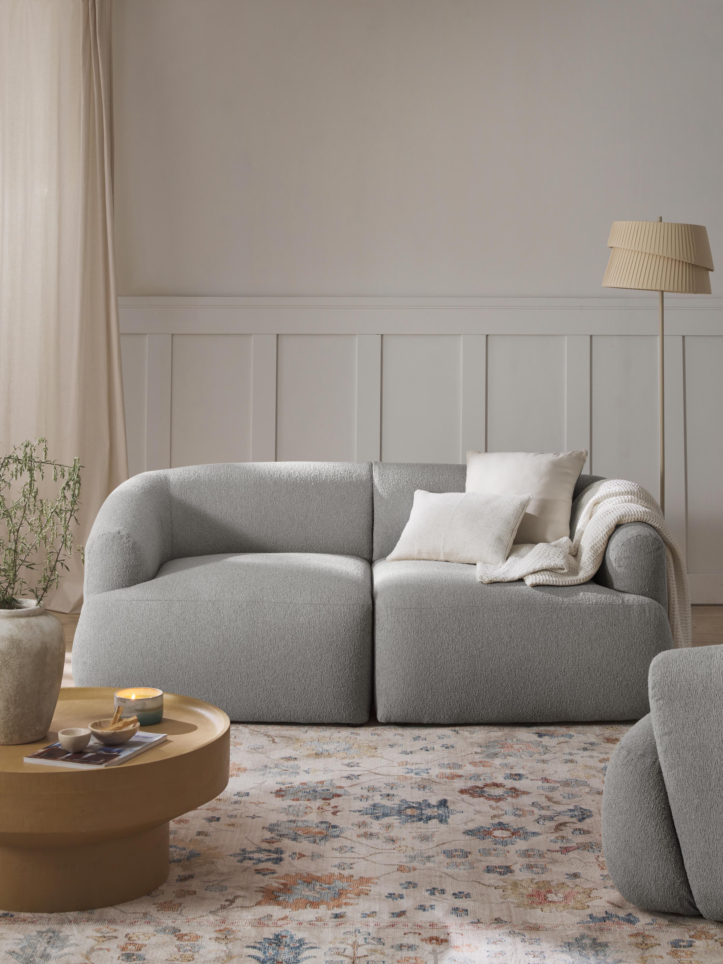 Sofia Modular Bouclé Sofa (2-seater)